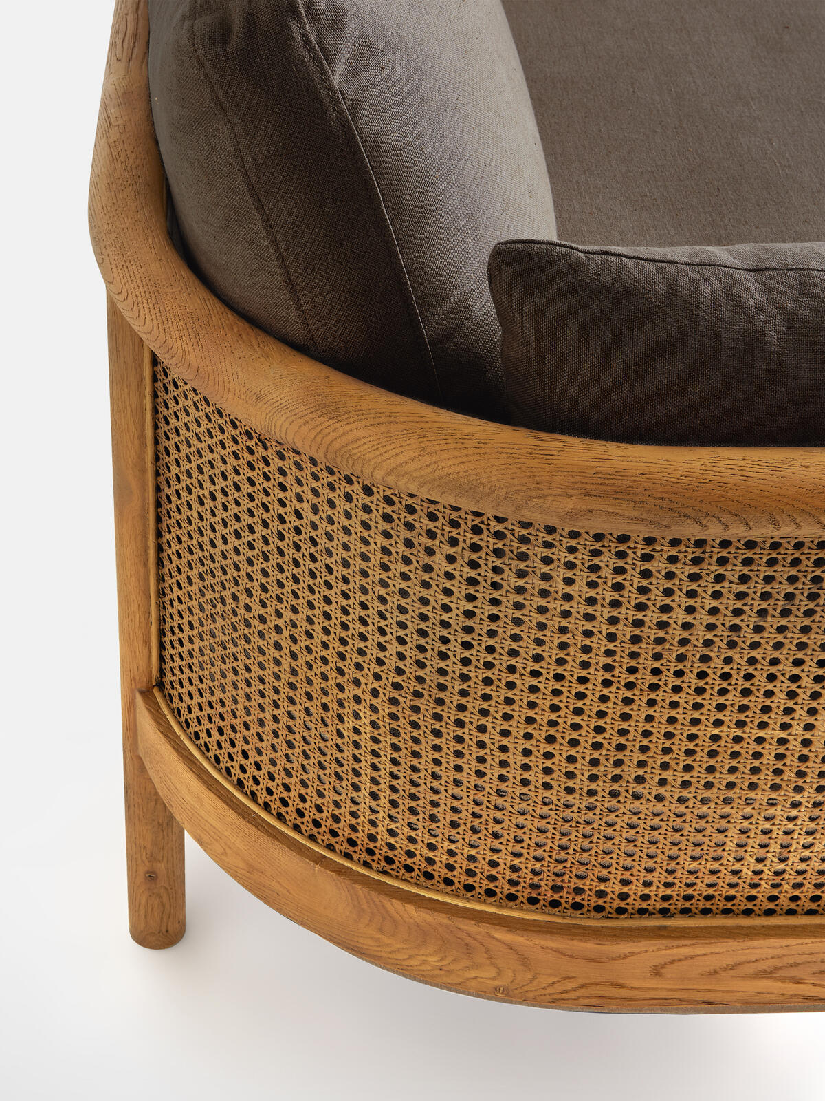 Soffy Hazeranli Wooden Armchair