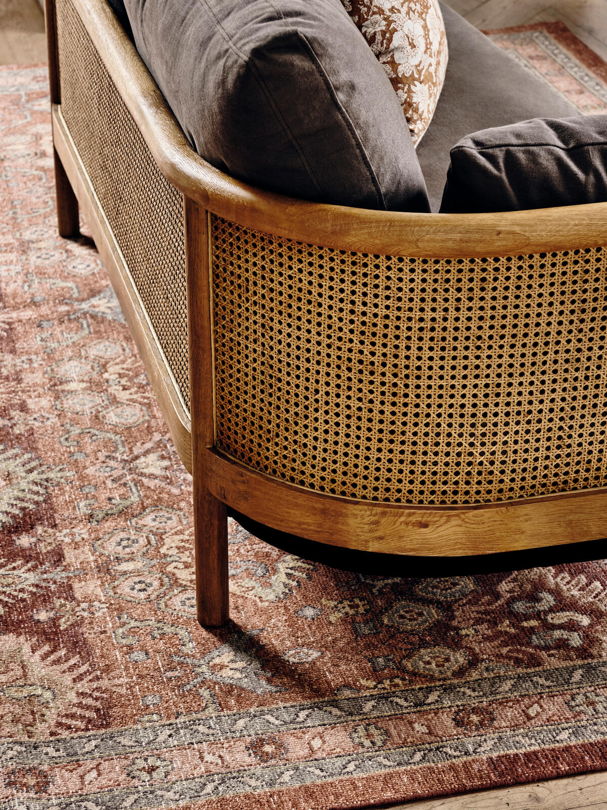 Soffy Hazeranli Wooden Armchair