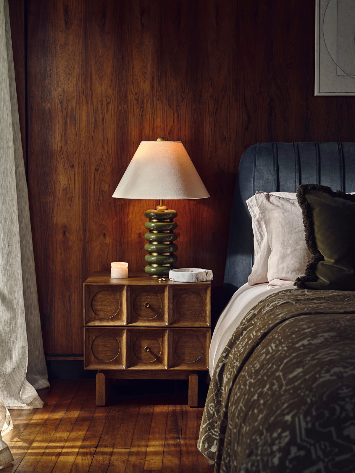 Elliot Wooden Nightstand