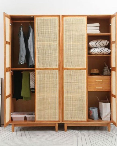 Santano Hazeran-Kleiderschrank aus Holz