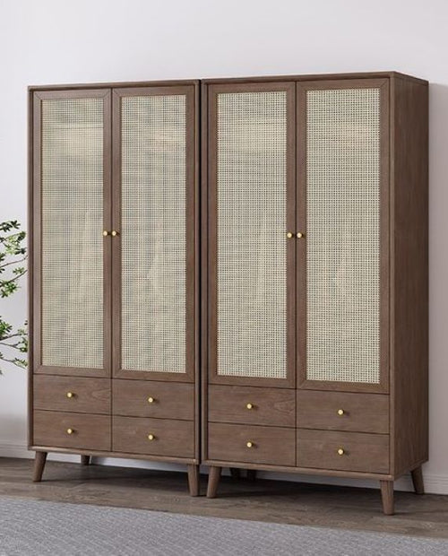 Zen-Garderobe Hazeran aus Holz