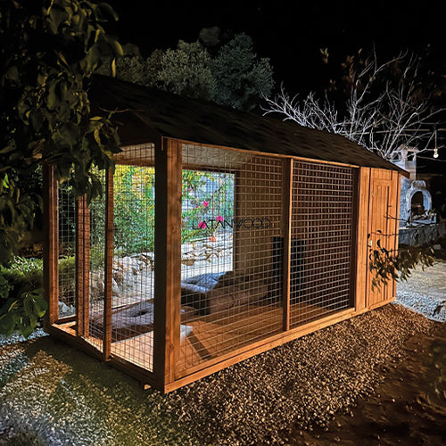 Belis Ahşap Köpek Kulübesi