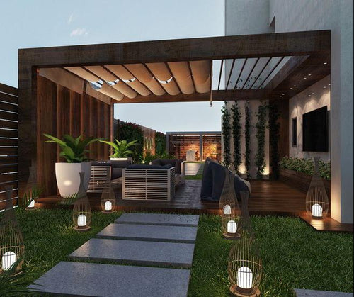 Rolling Ahşap Pergola