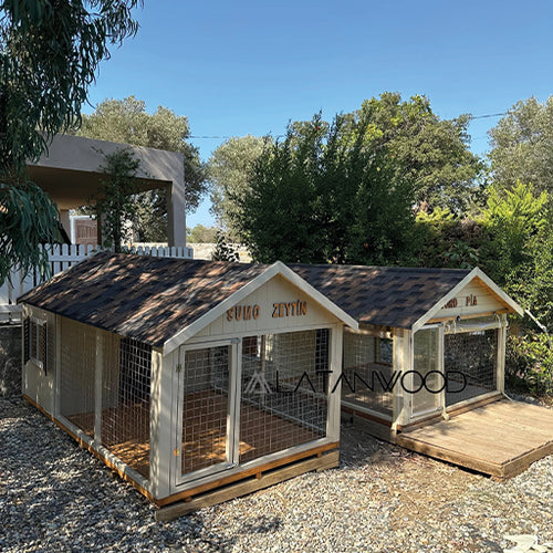 Sumo Özel Ahşap Köpek Kulübesi