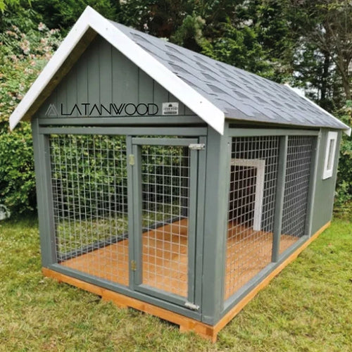 Milo Ahşap Köpek Kulübesi