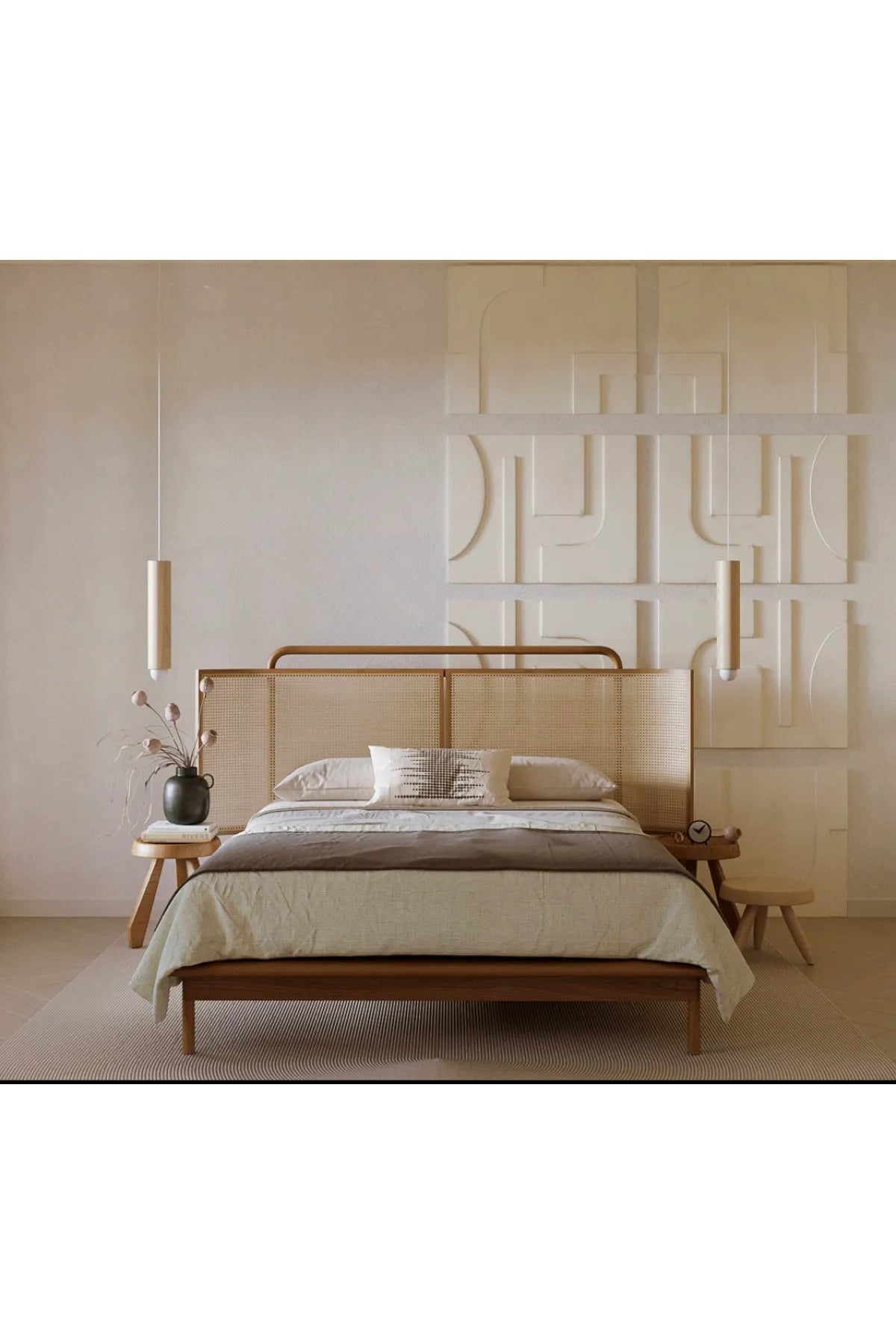 Farah Ahşap Karyola