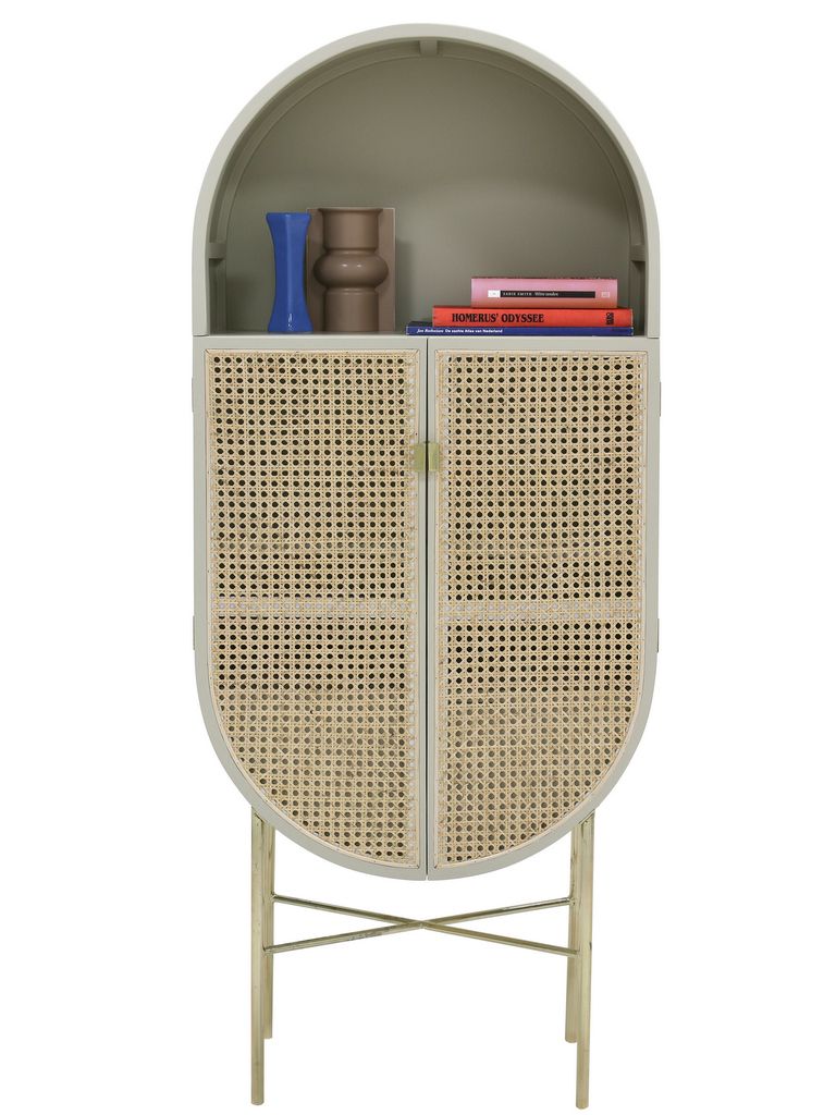 Ovaler Retro-Schrank Hazeran