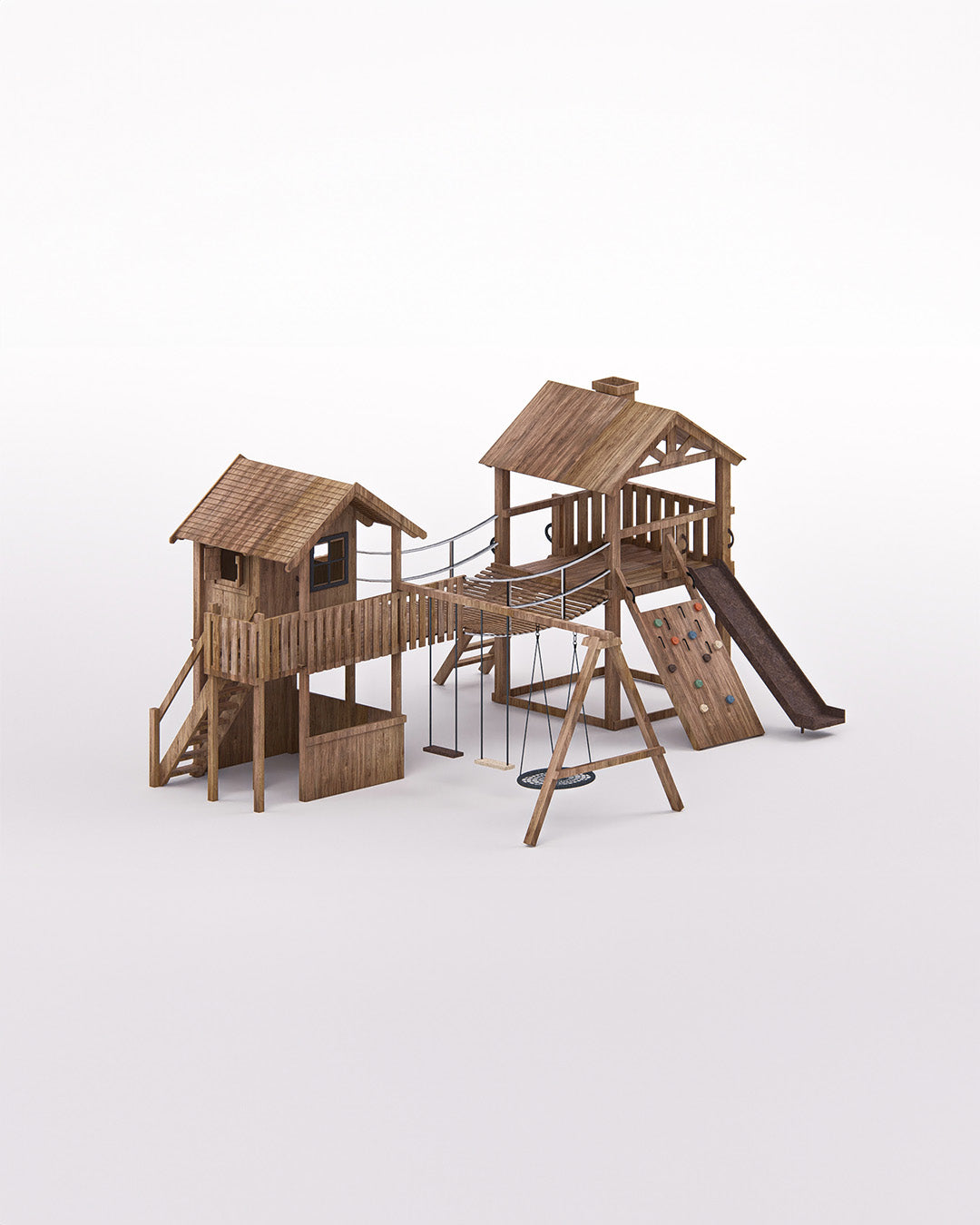 Woody Holzspielhaus &amp; Park 