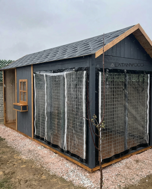 Arthur Ahşap Köpek Kulübesi