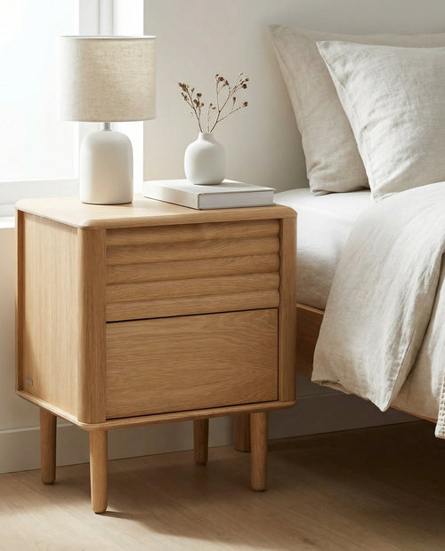 Manilva Wooden Nightstand