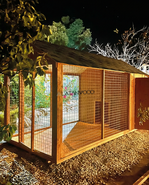 Belis Ahşap Köpek Kulübesi