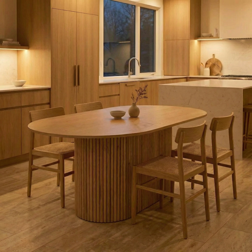 Amy Wooden Dining Table 