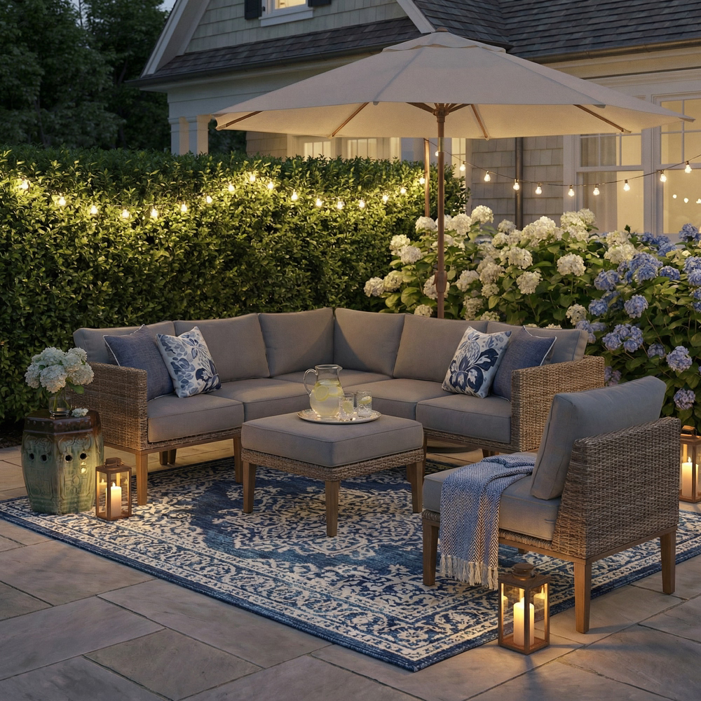 Angela Rattan Garden Seating Group