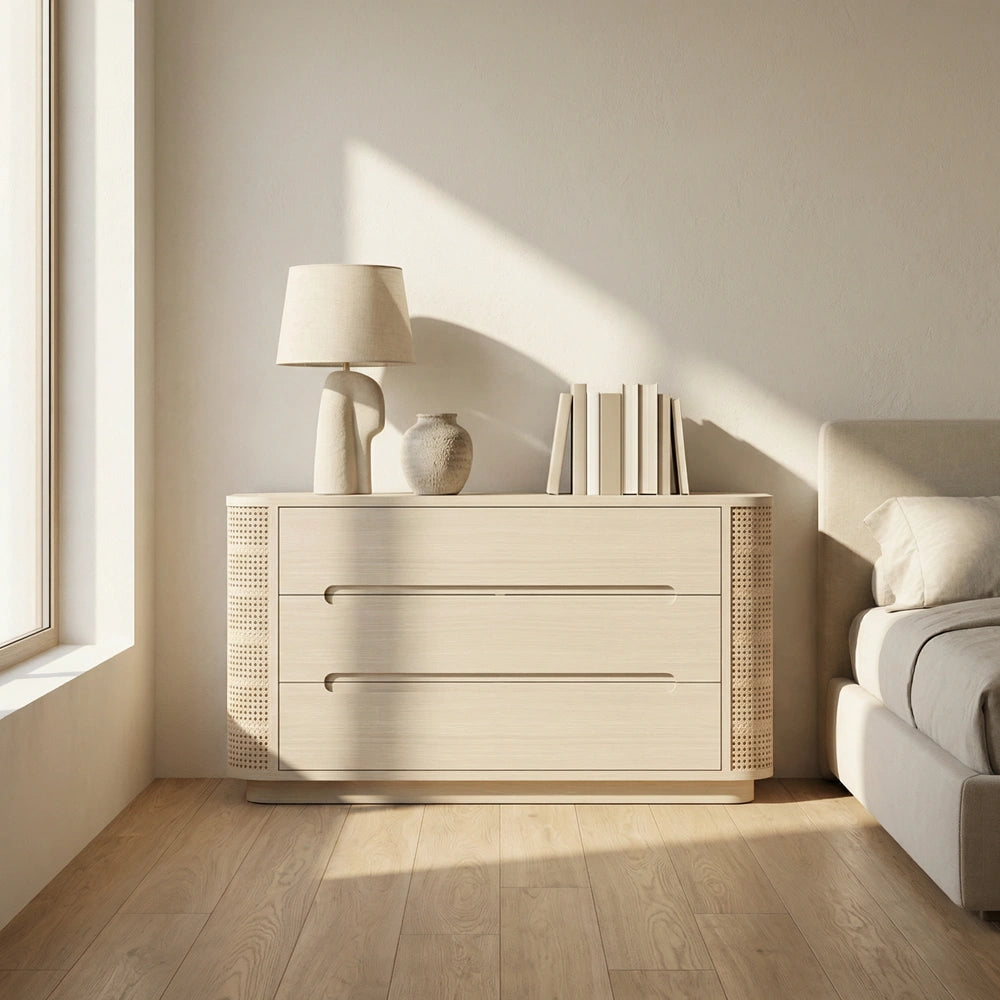 Athena Hazeranlı Ahşap Şifonyer