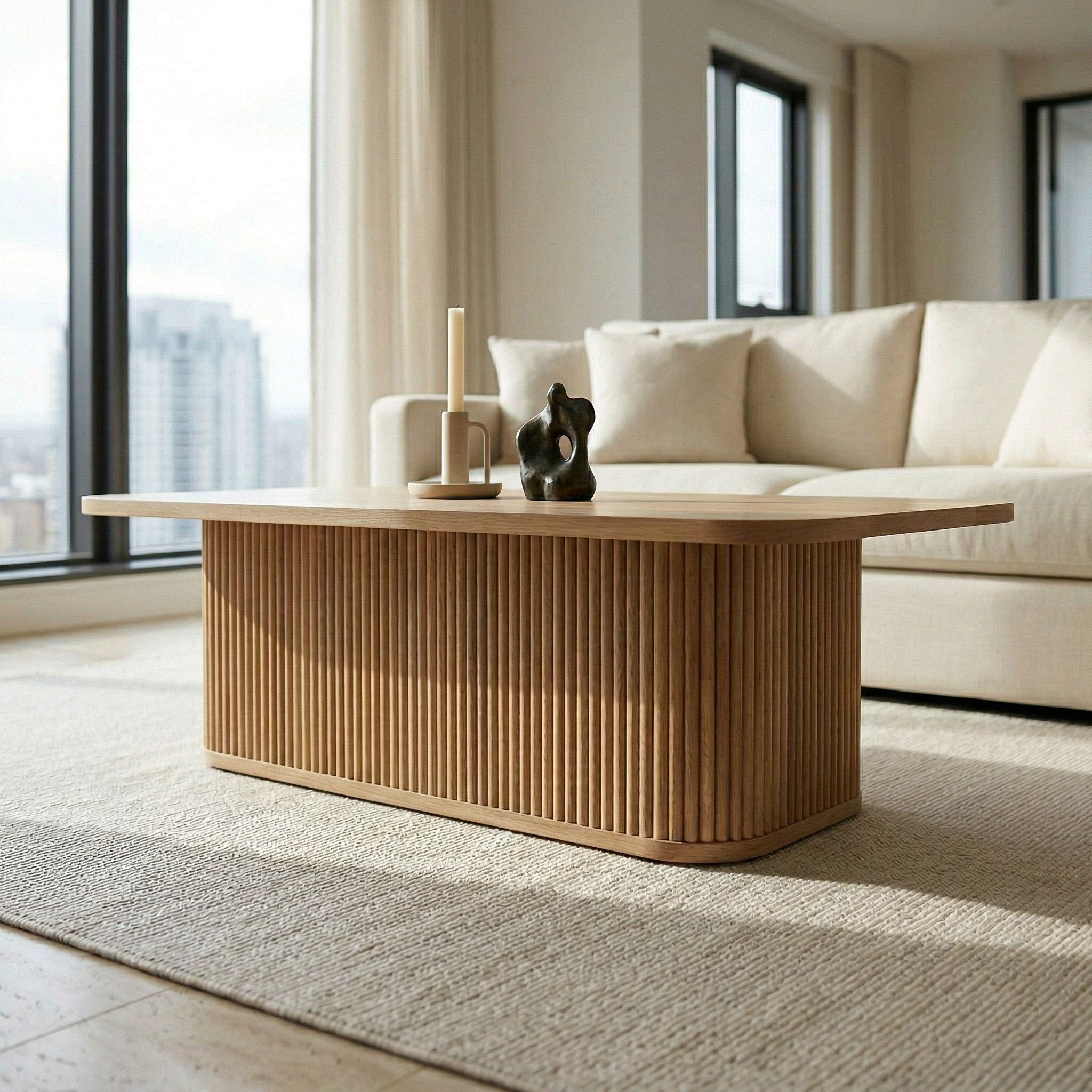 Athens Couchtisch aus Holz