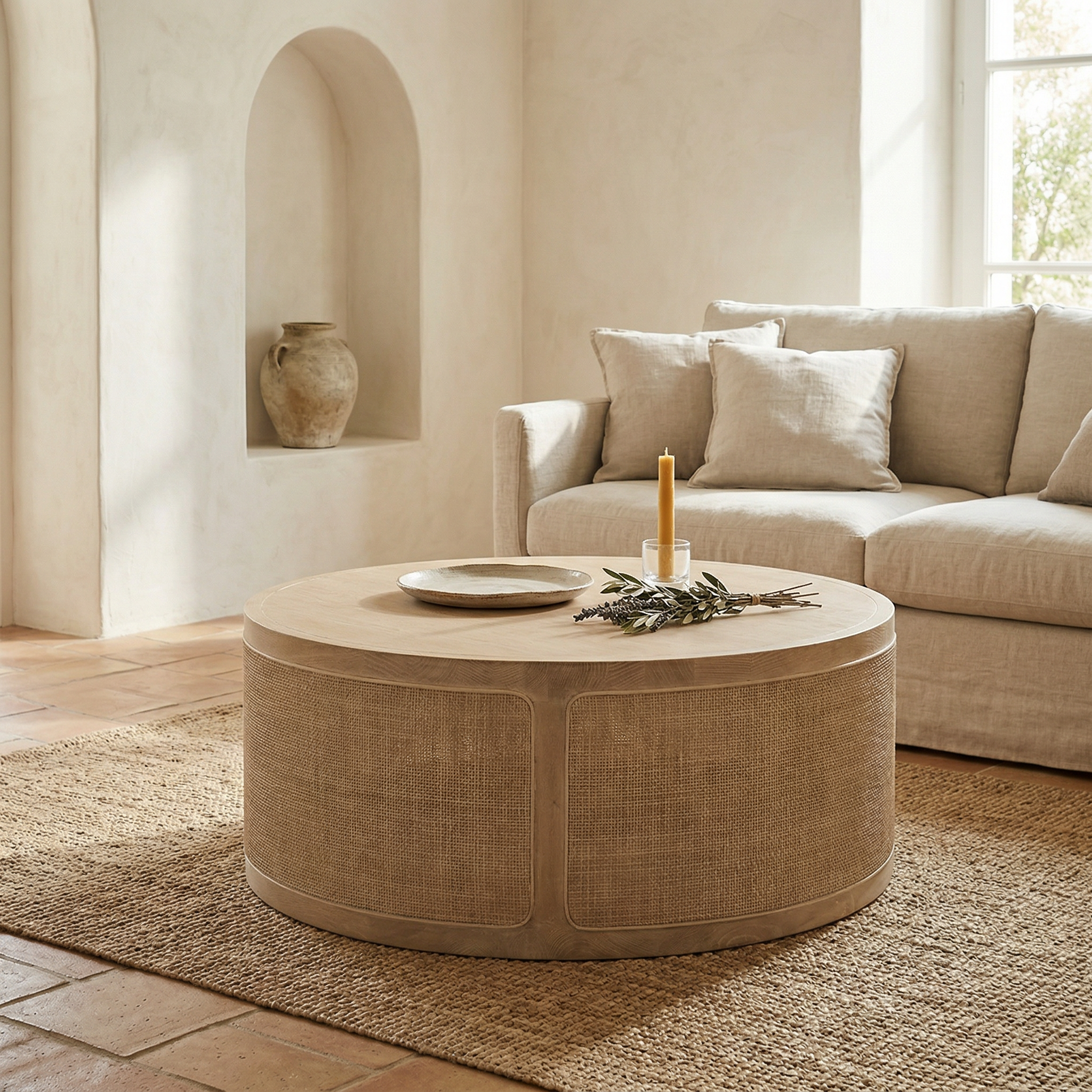 Atticus Hazeranlı Couchtisch aus Holz