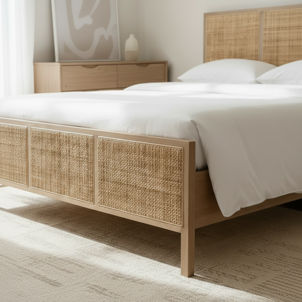 Bella Hazeranli Holzbettgestell