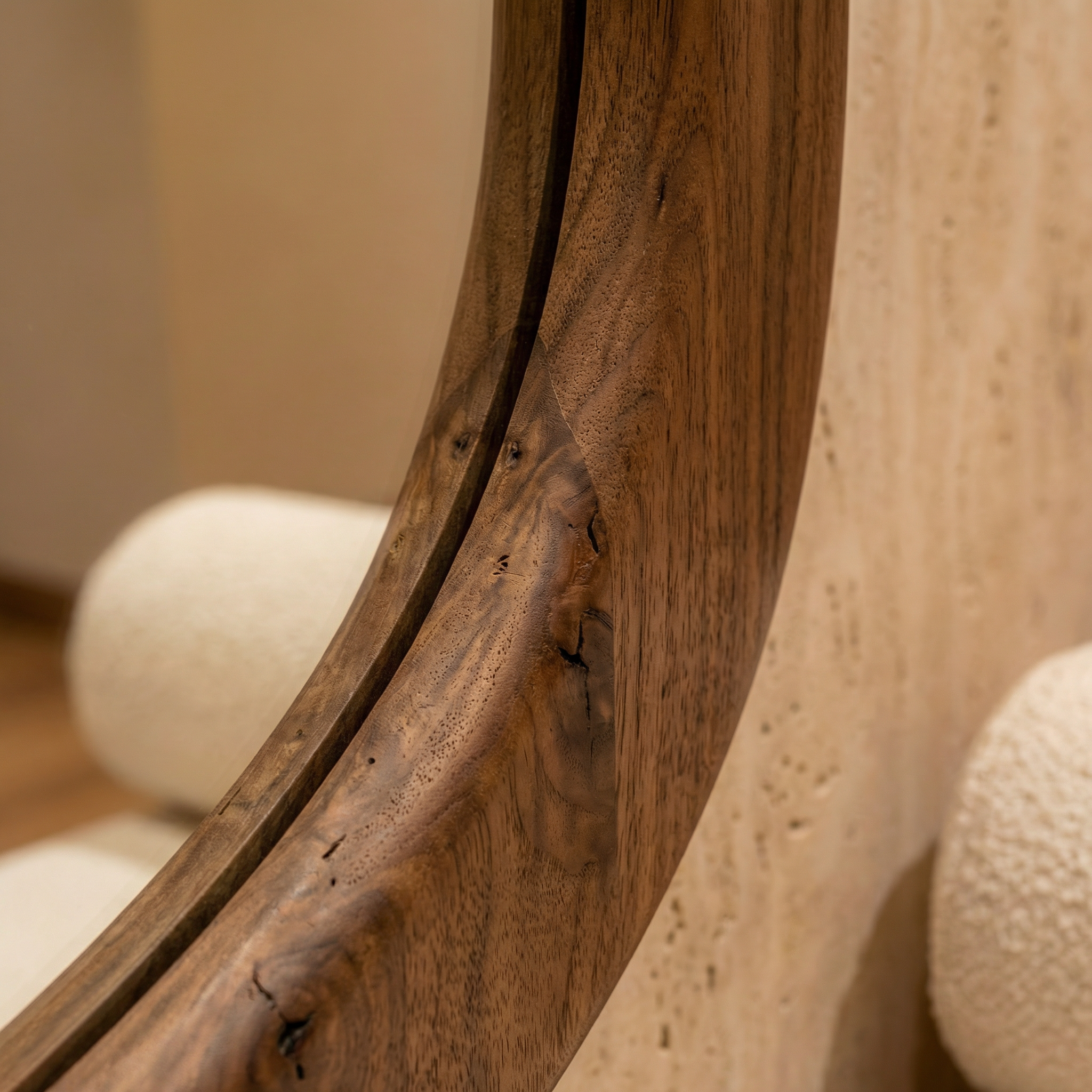Bella wooden bench &amp; mirror 