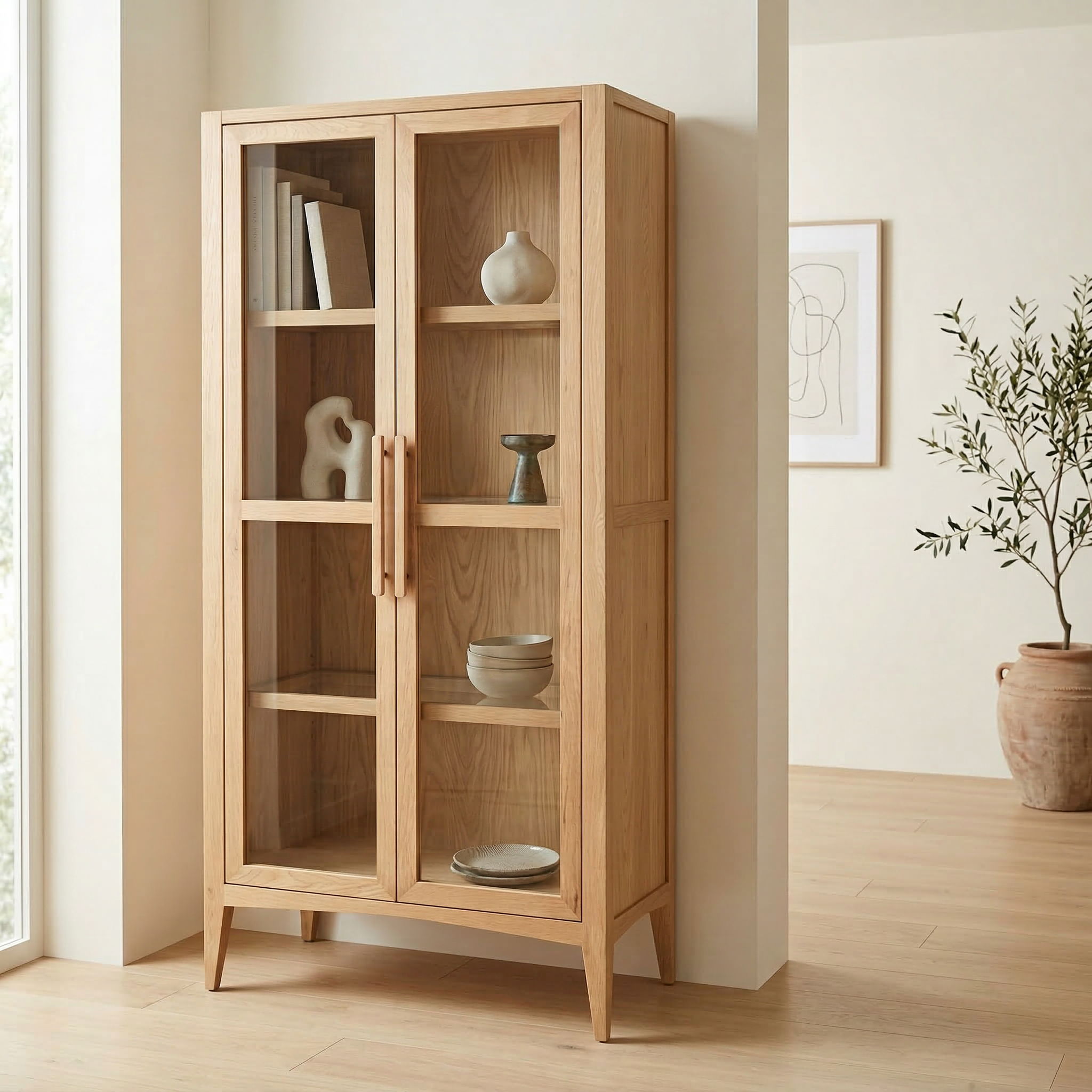 Benito Ahşap Büfe & Kitaplık