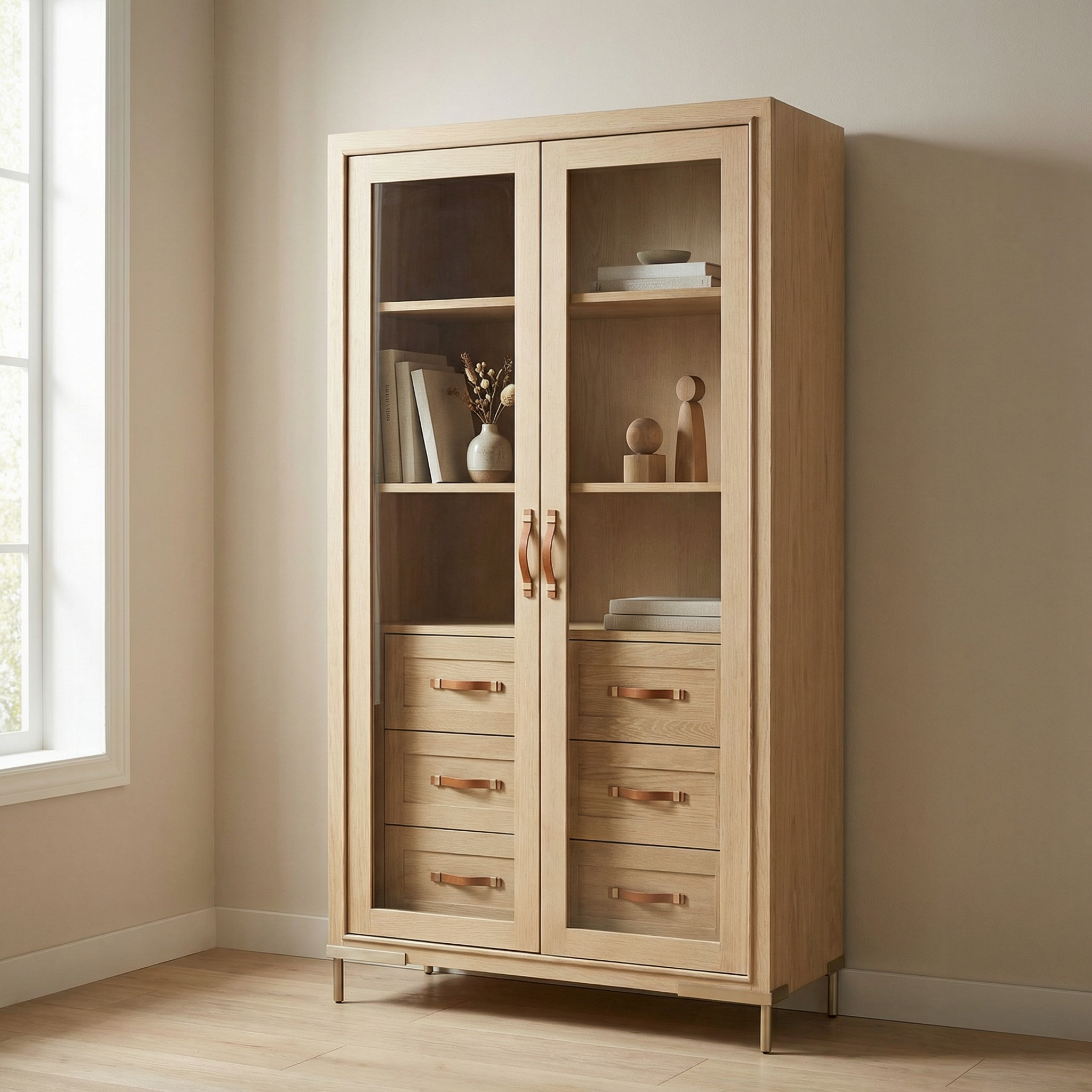 Bijörk Ahşap Kitaplık