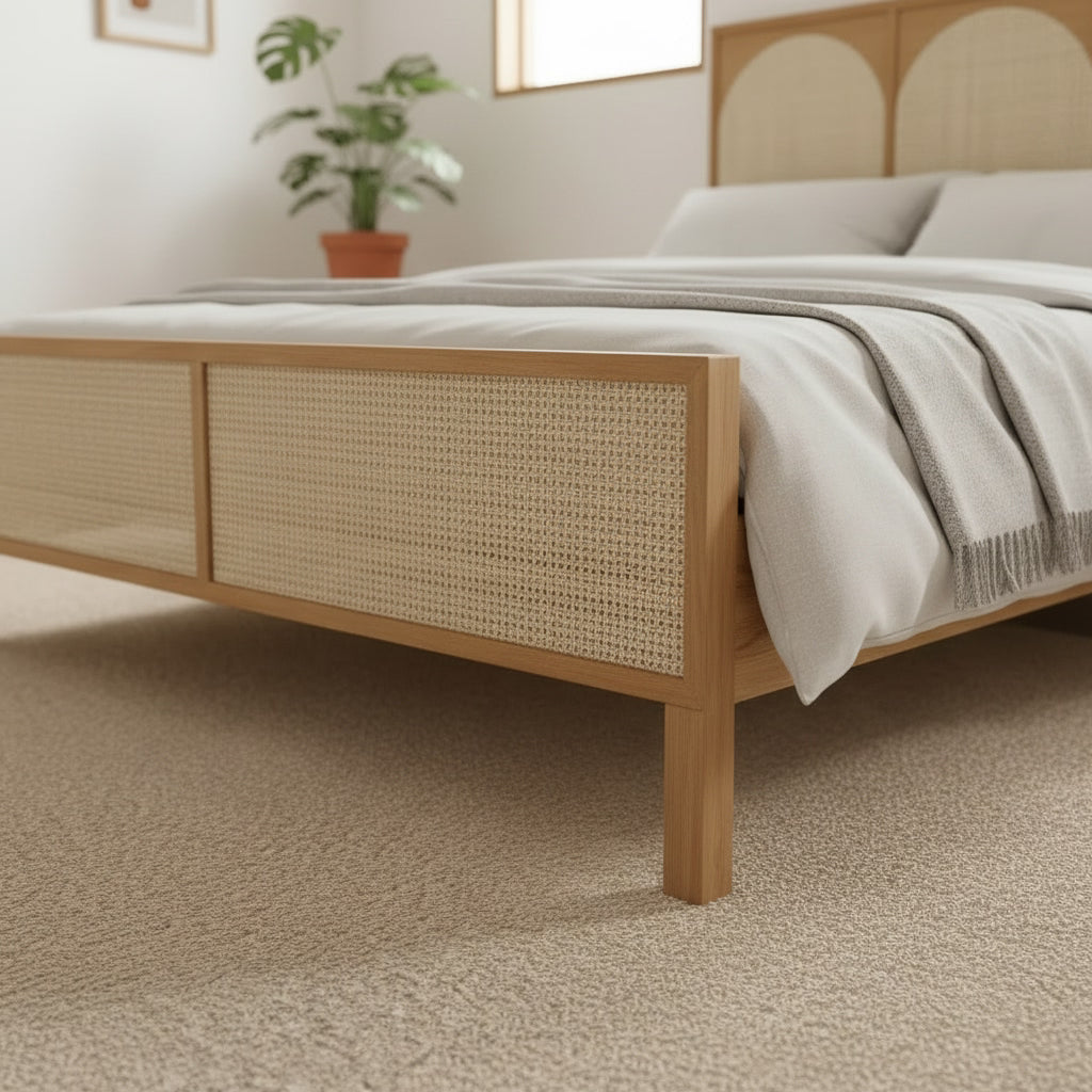 Carlos Hazeranlı Wooden Bedstead 