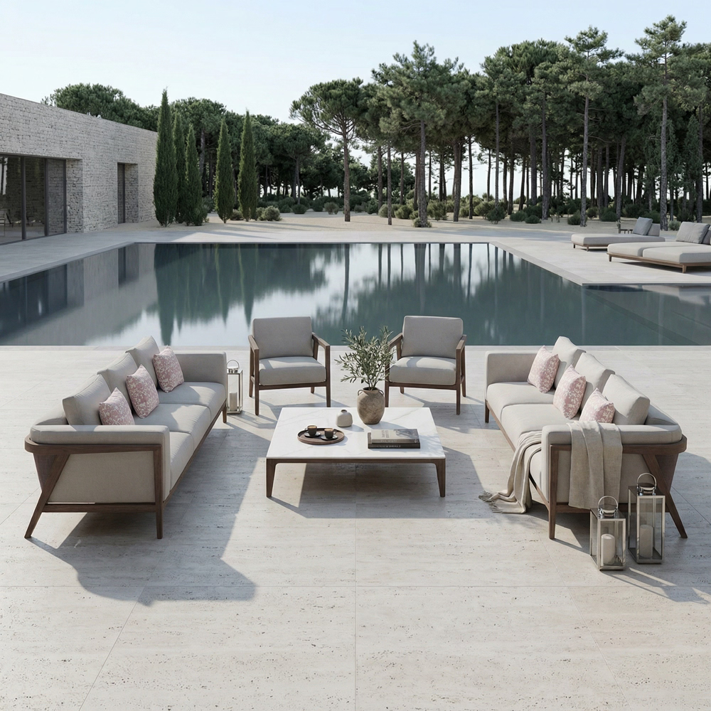 Casilya Wooden Garden Seating Group 