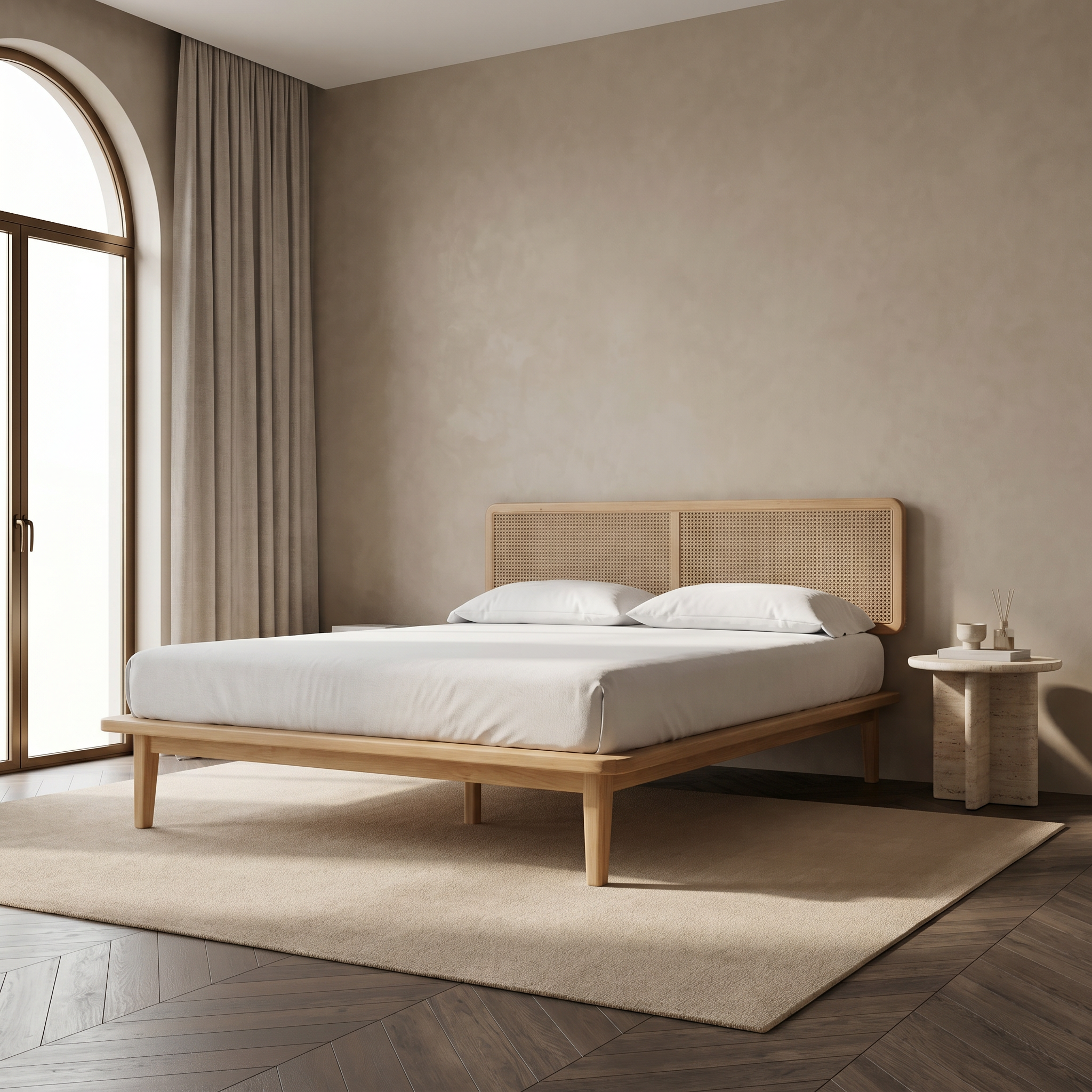 Cleveres Bettgestell aus Holz 