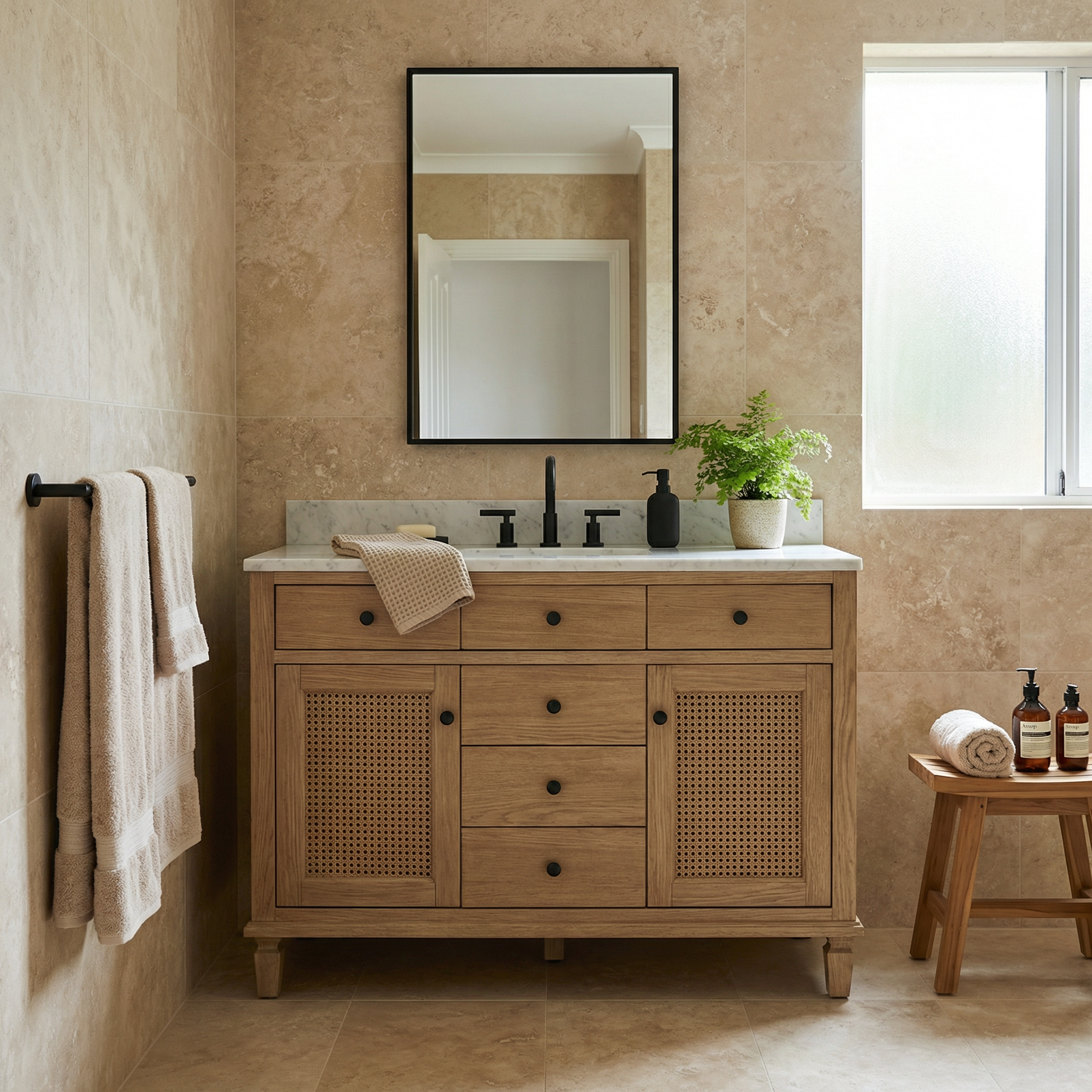 Cottage Hazeran Bathroom Cabinet 