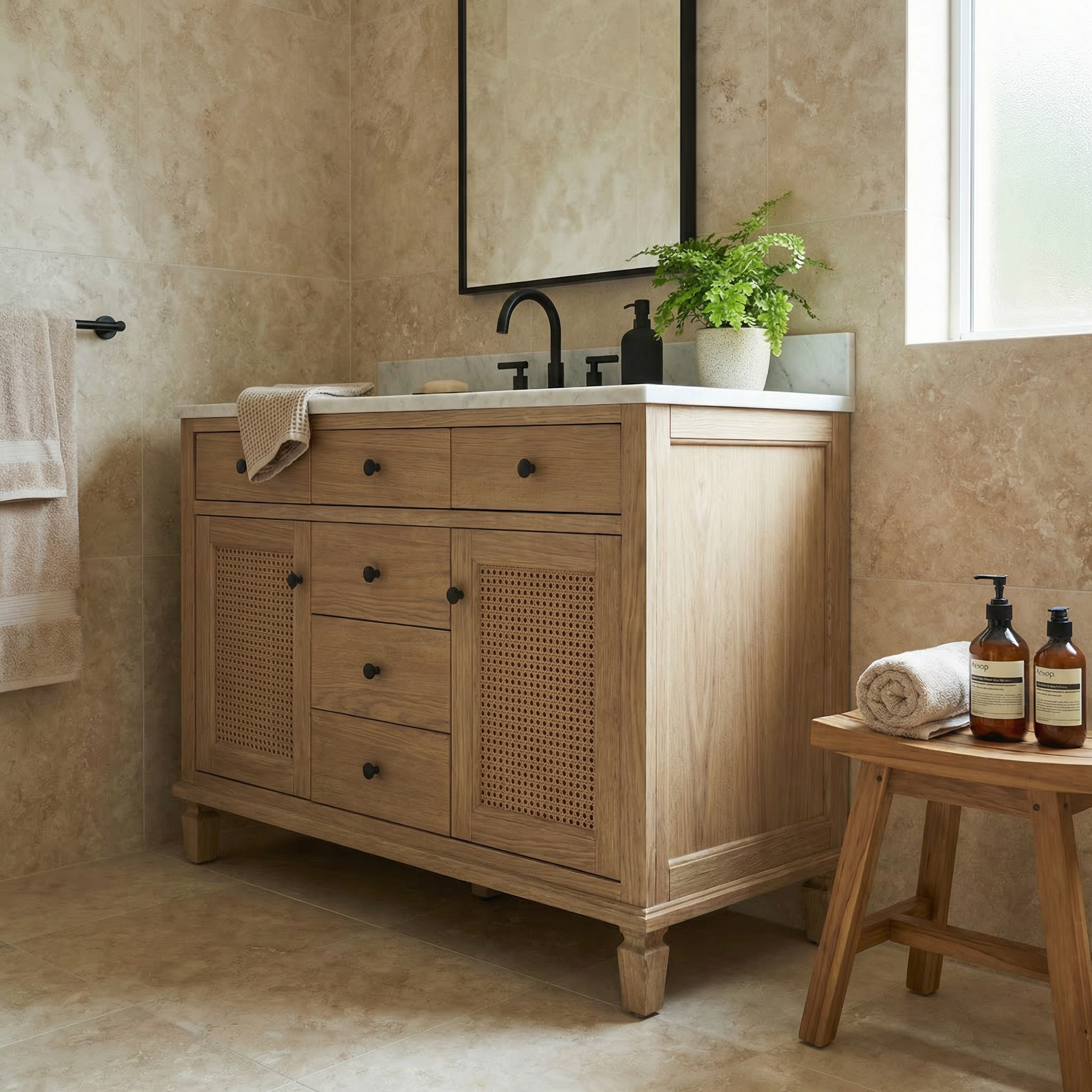 Cottage Hazeran Bathroom Cabinet 