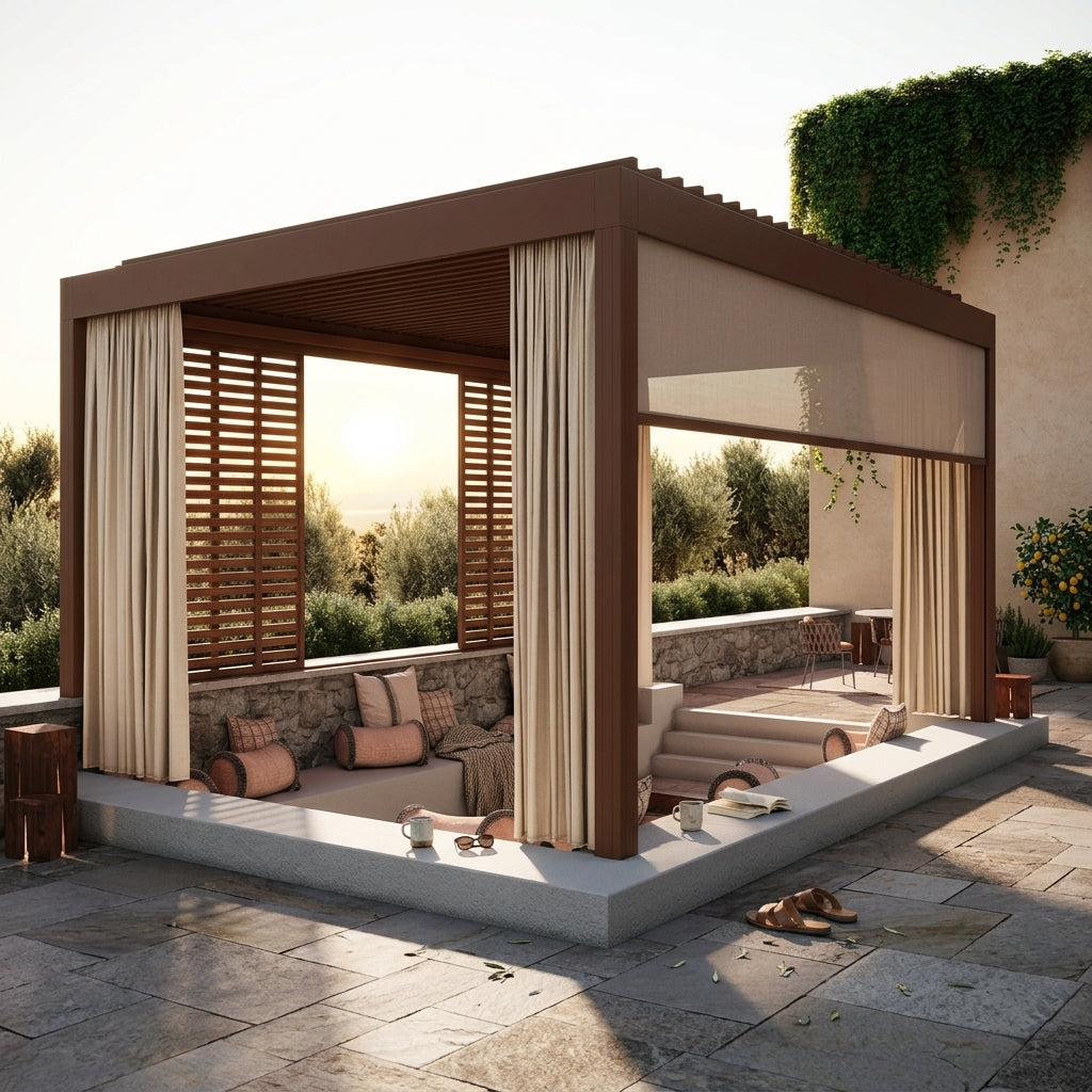 Curvio Wooden Pergola
