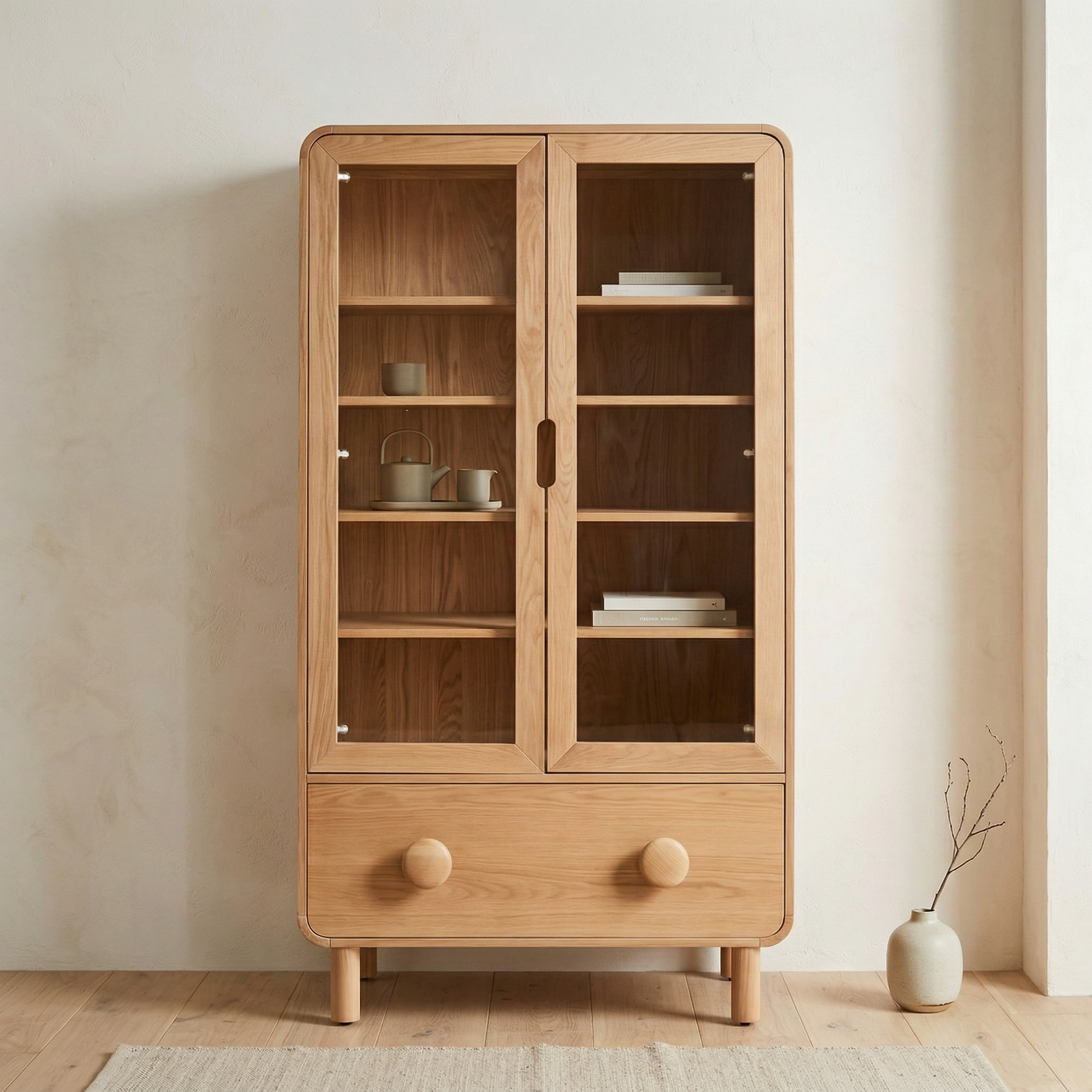 Dane Buffet und Bücherregal aus Holz