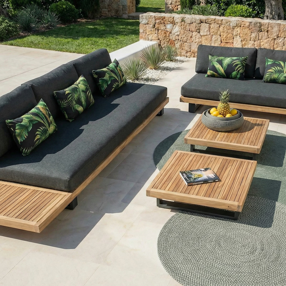 Diana Luxus-Gartensitzgruppe aus massivem Material