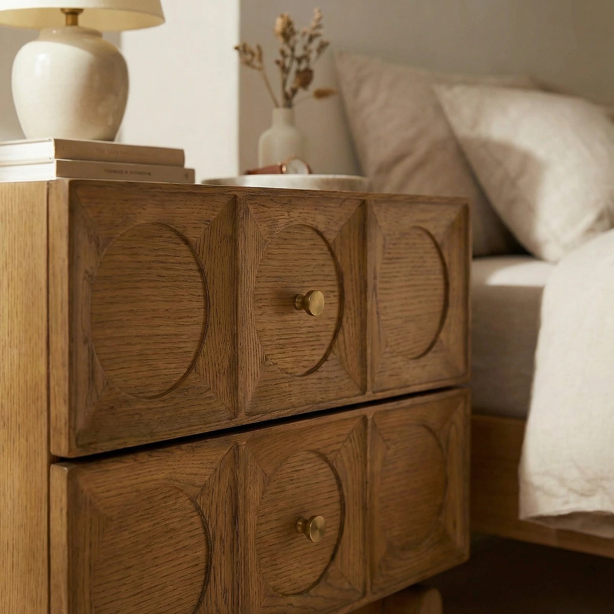 Elliot Ahşap Komodin