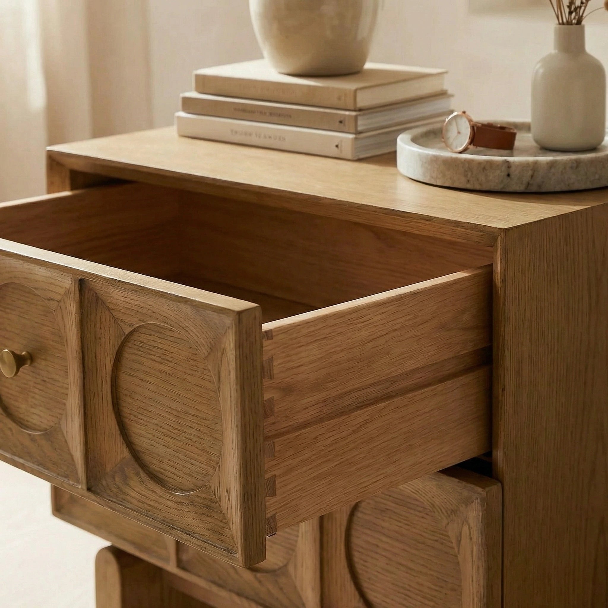 Elliot Ahşap Komodin