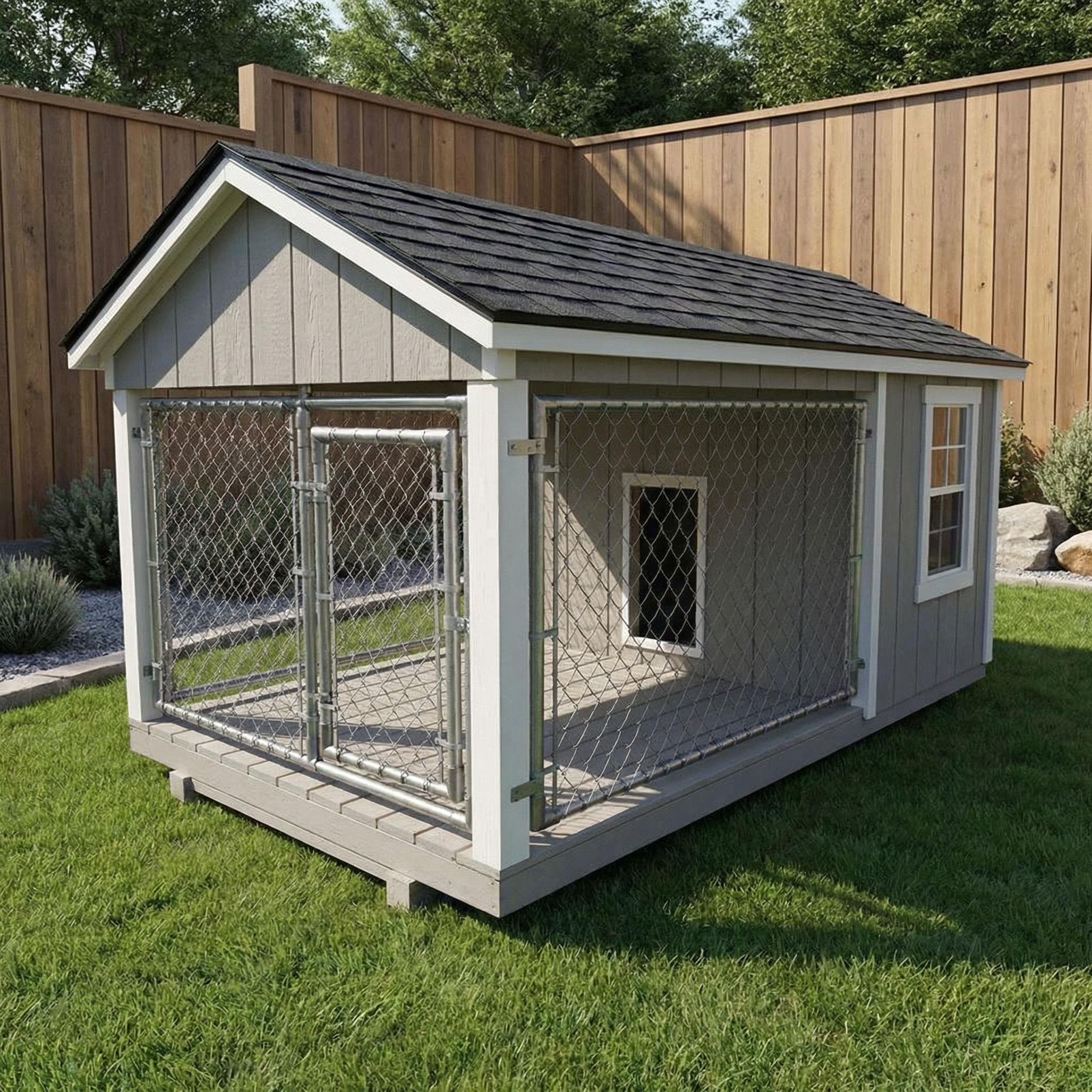 Nish Wooden Dog House