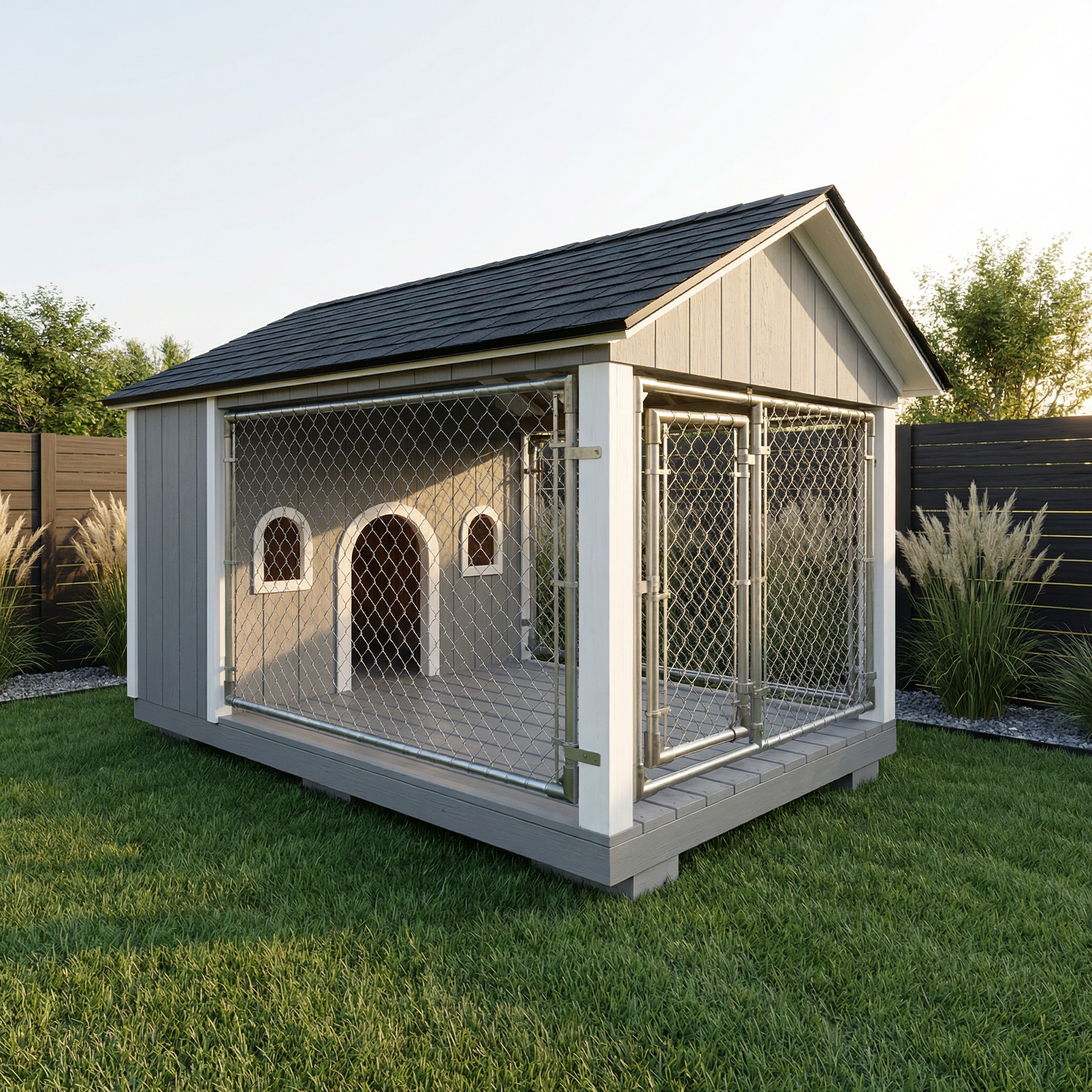 Tame Wooden Dog House