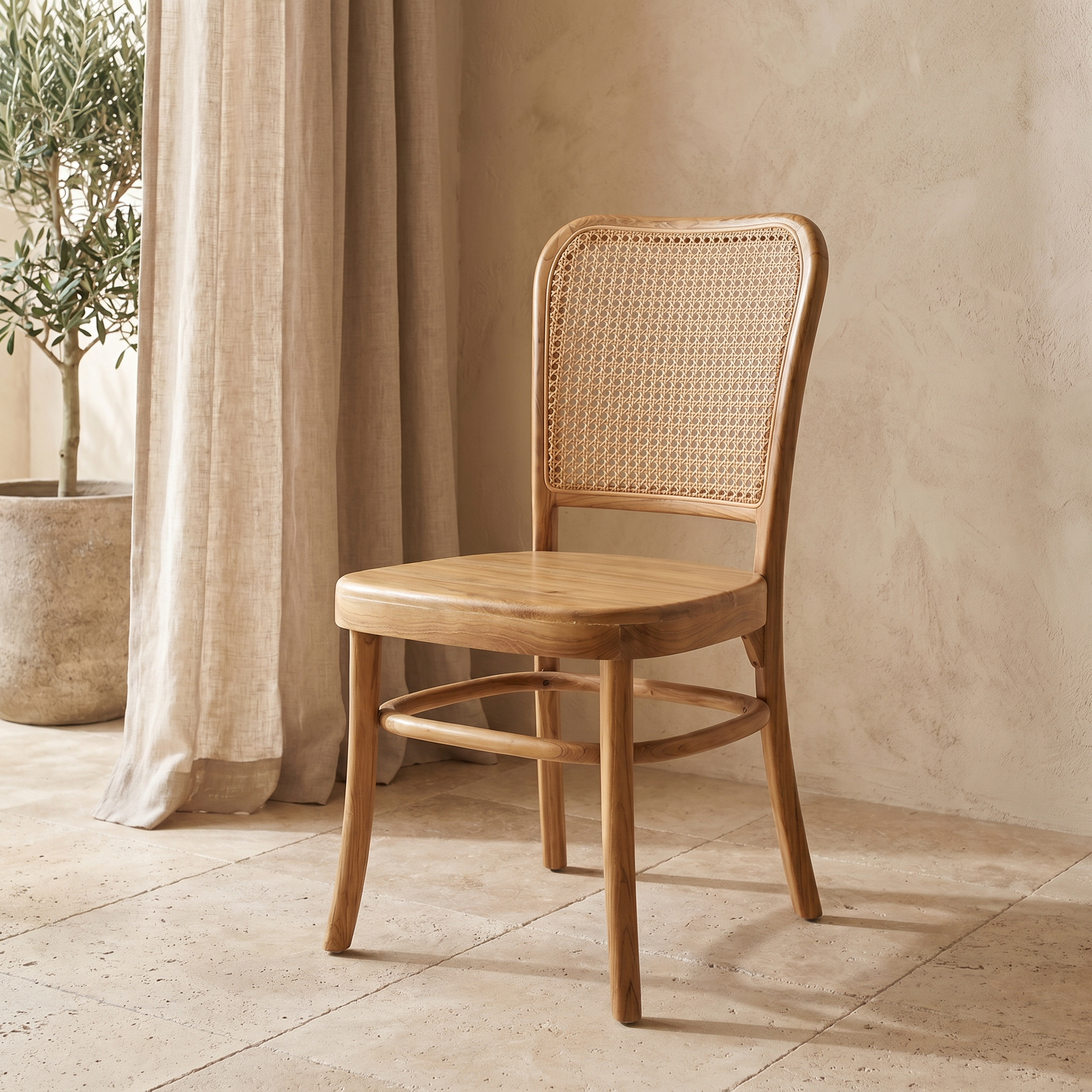 Teak Aura Ahşap Sandalye