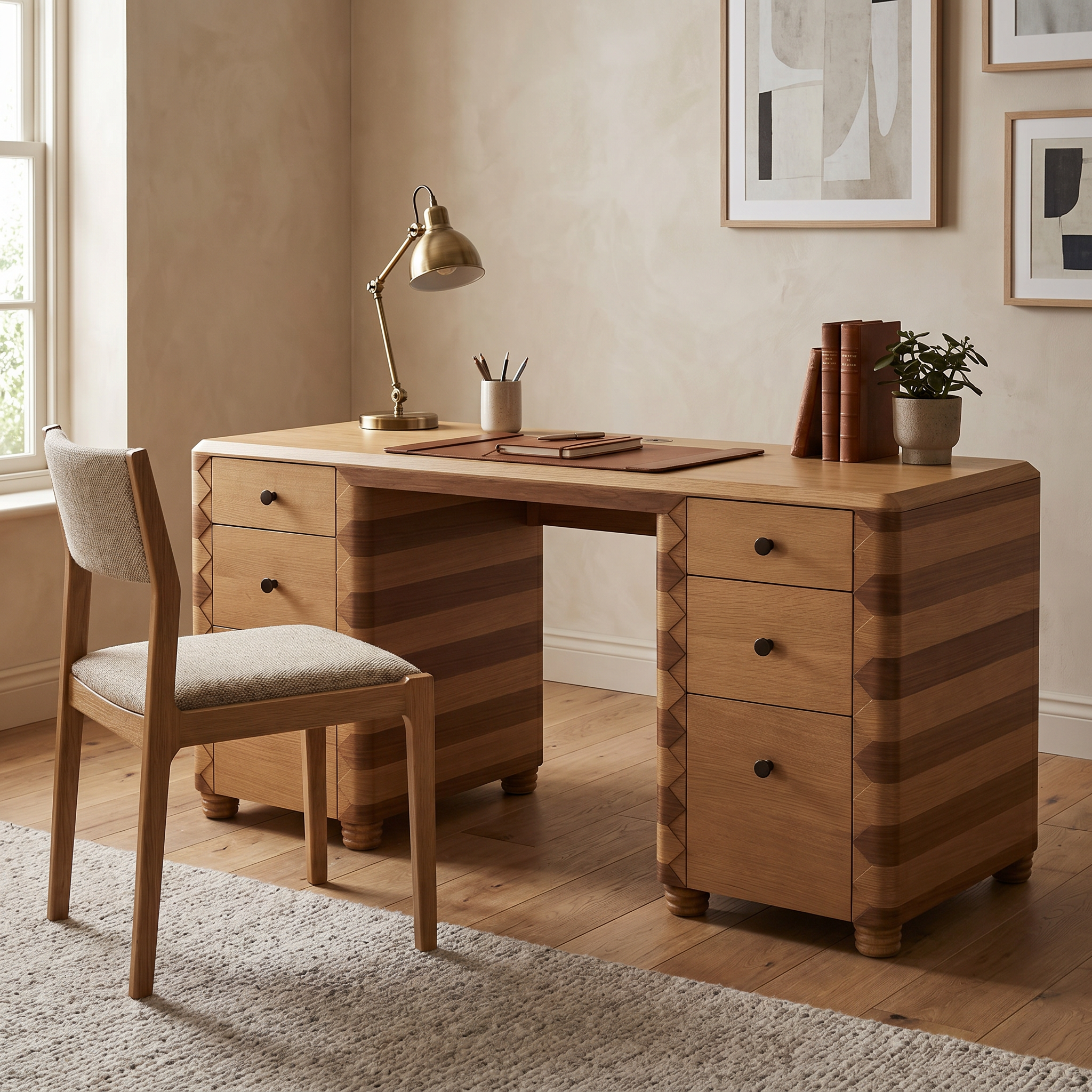 Wardell Schreibtisch aus Holz