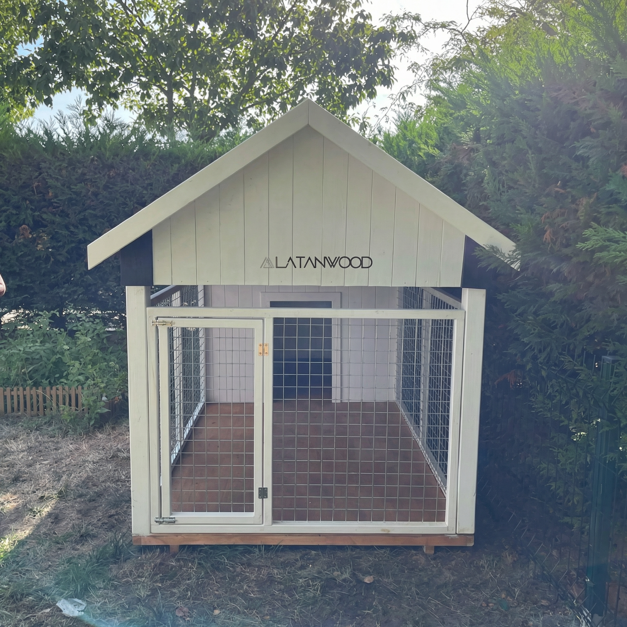 Lively Wooden Dog House