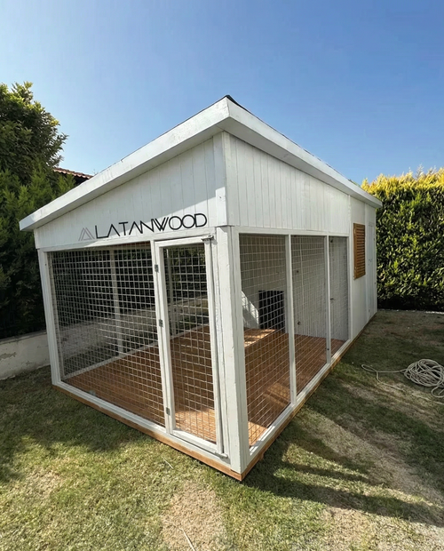 Leia Ahşap Köpek Kulübesi XL