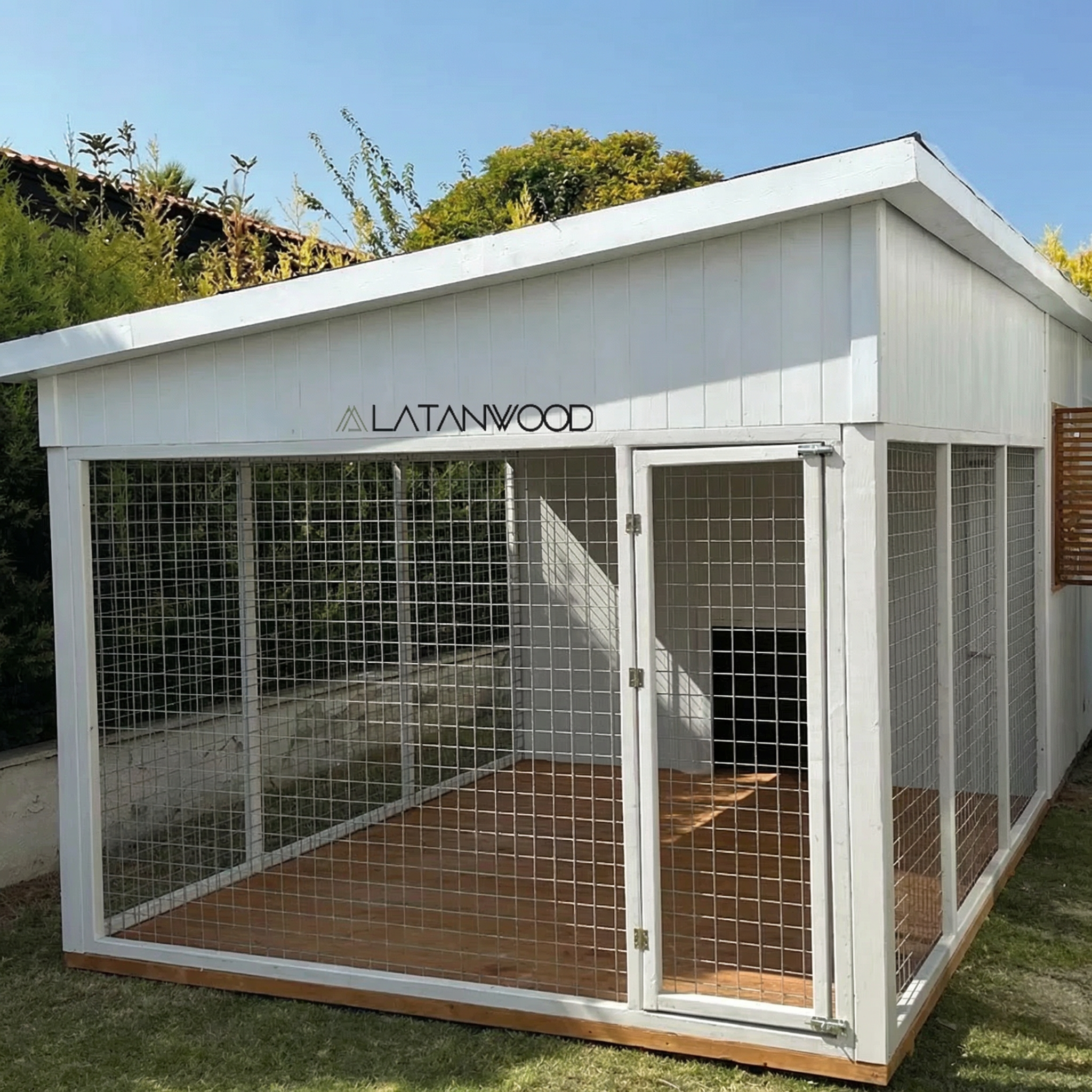 Hundehütte aus Holz „Leia“