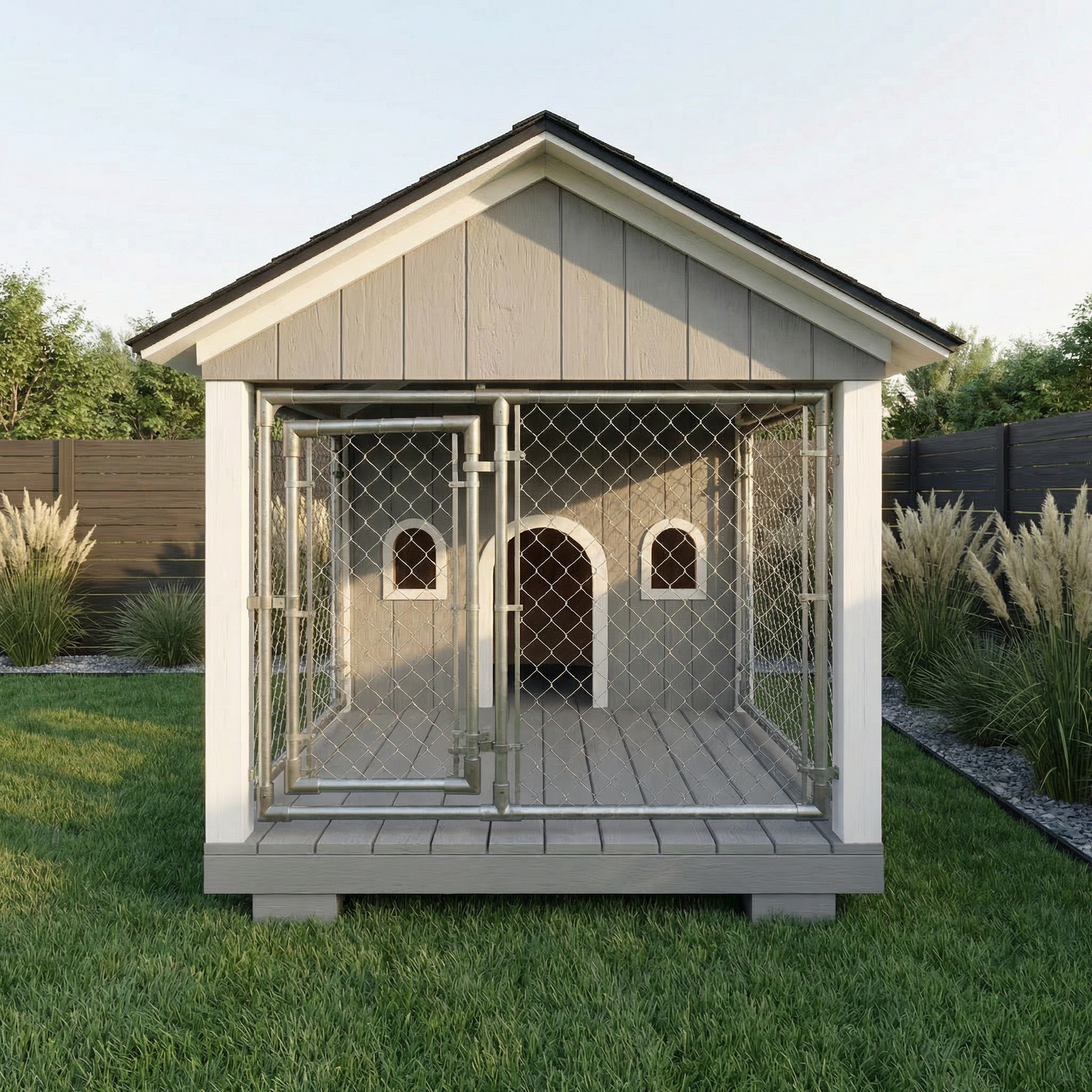 Tame Wooden Dog House