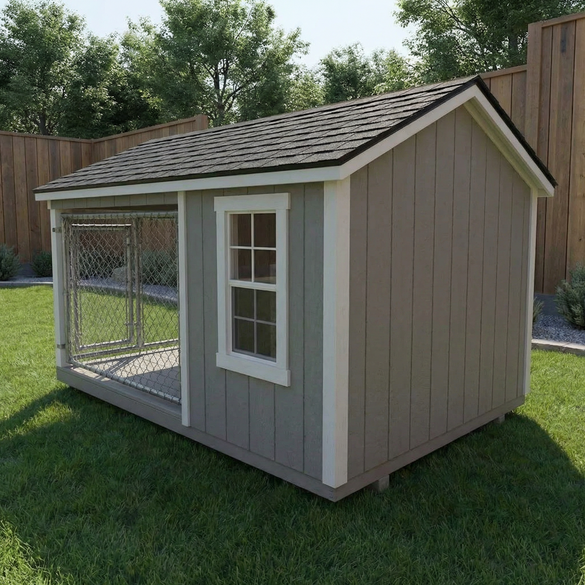 Nish Wooden Dog House