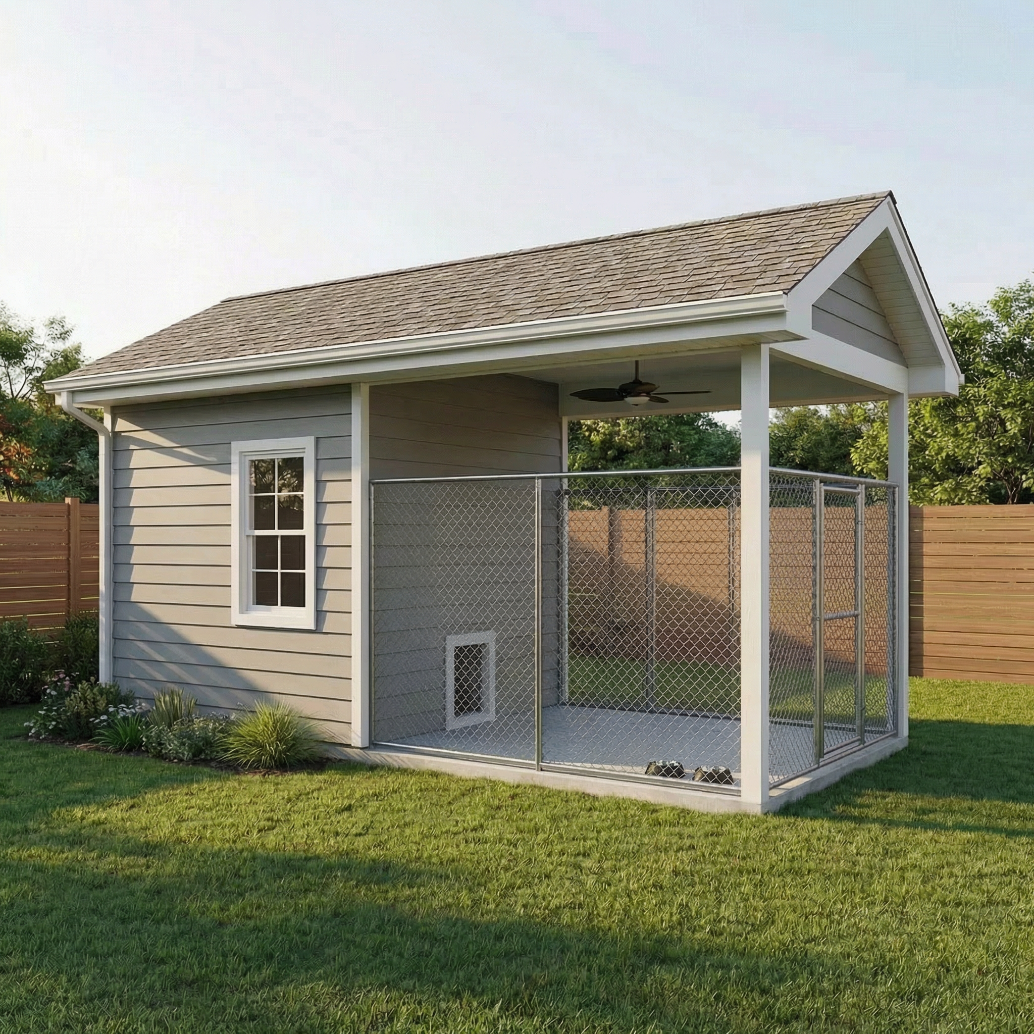 Kennel Ahşap Köpek Kulübesi