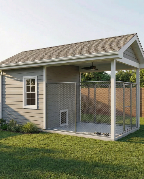 Kennel Ahşap Köpek Kulübesi