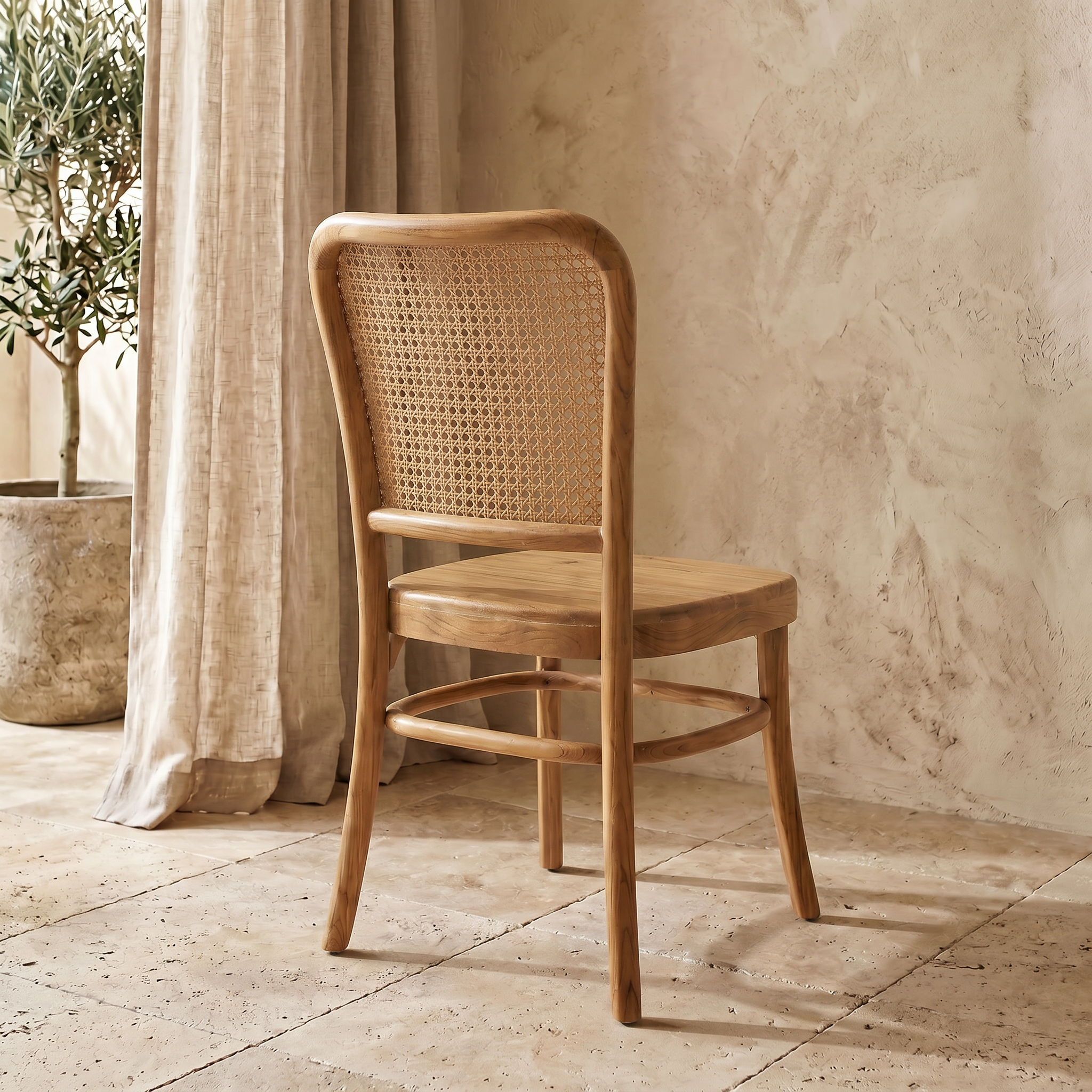 Teak Aura Ahşap Sandalye