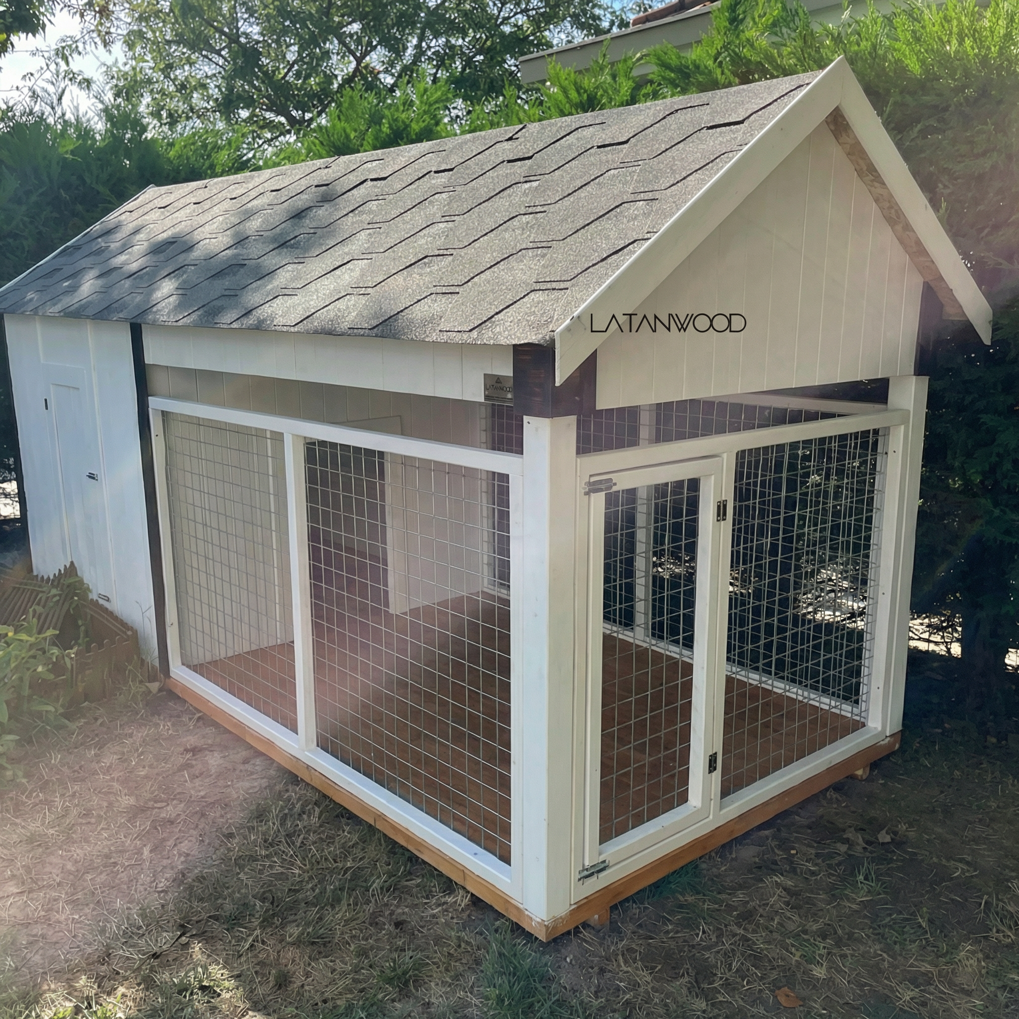 Lively Wooden Dog House