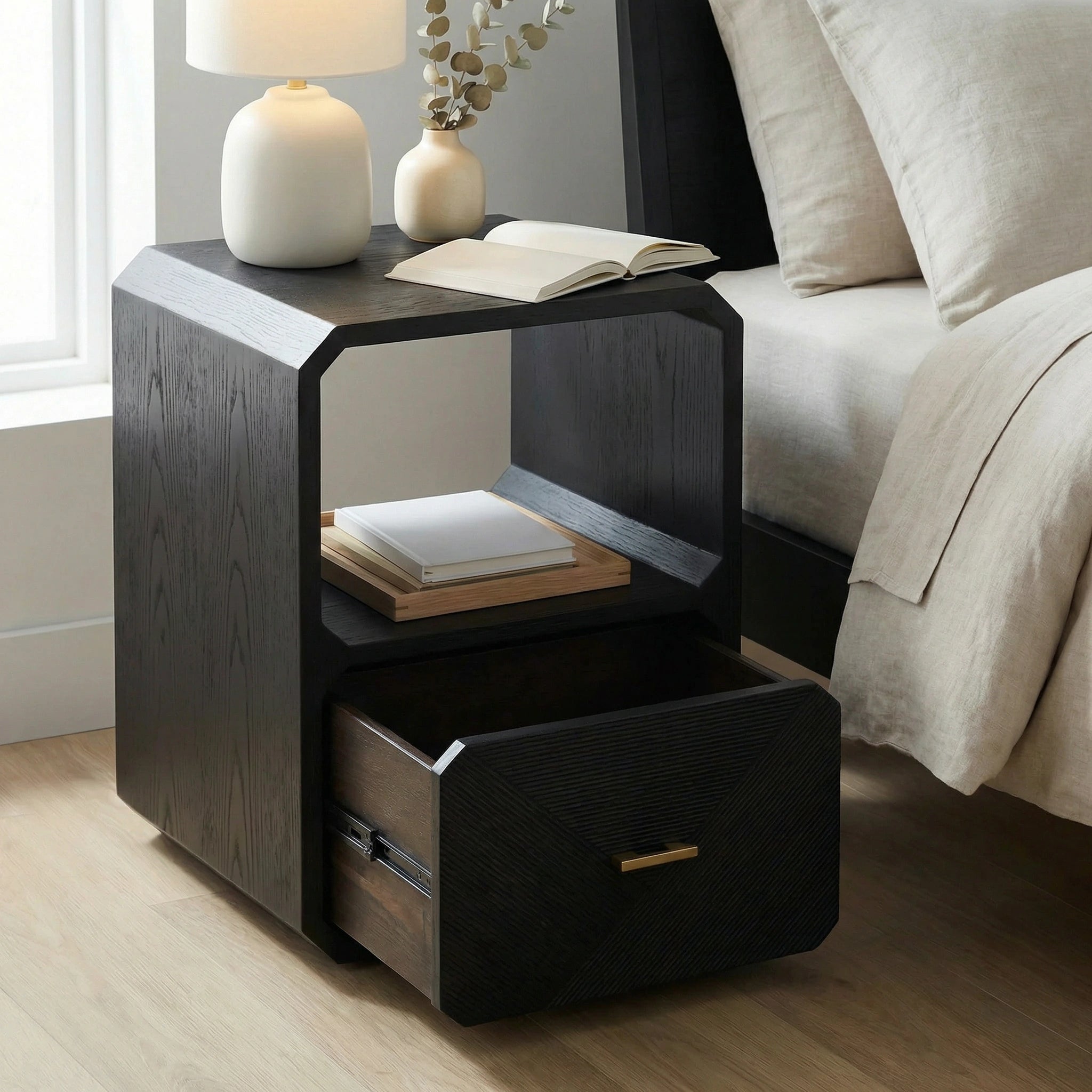Gabriella Wooden Nightstand