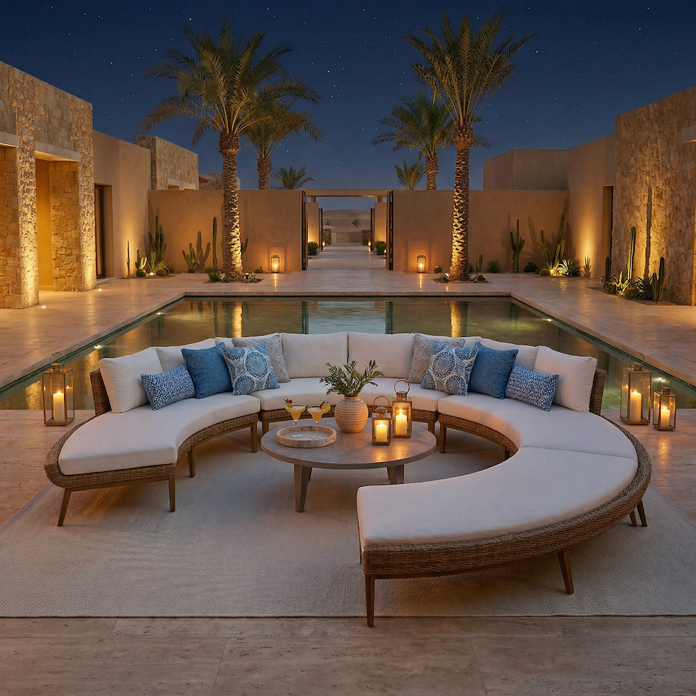 Galena Rattan Garden Seating Group