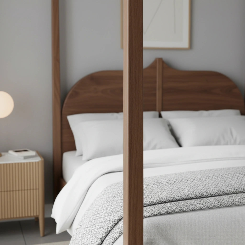 Hasty Wooden Bedstead 